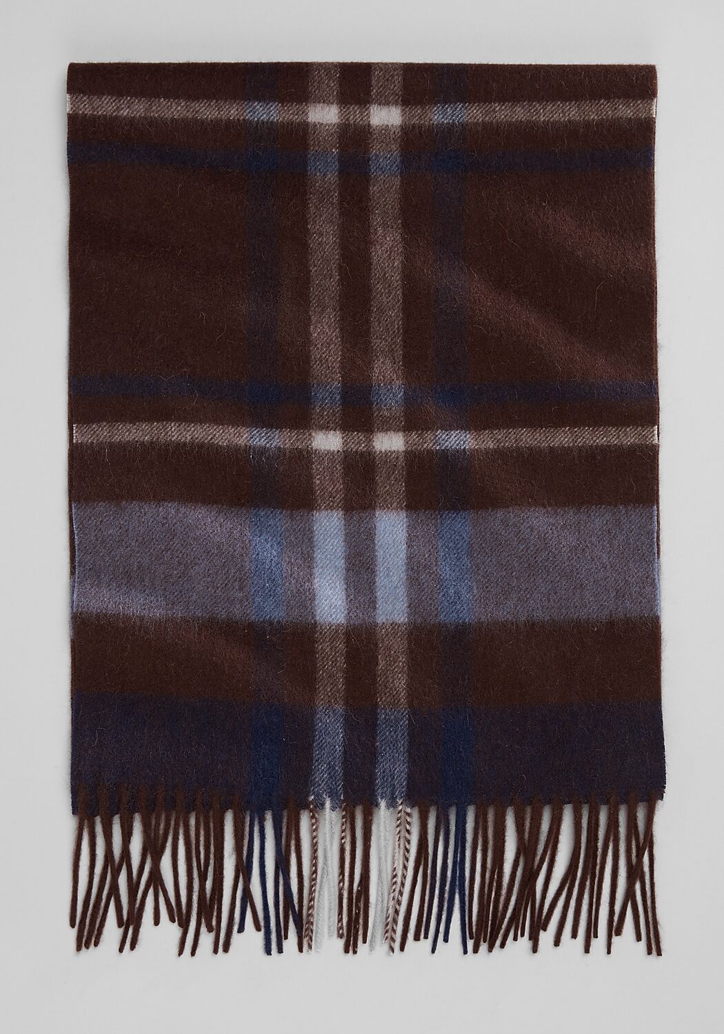 Reserve Collection Oversized Plaid Cashmere Scarf