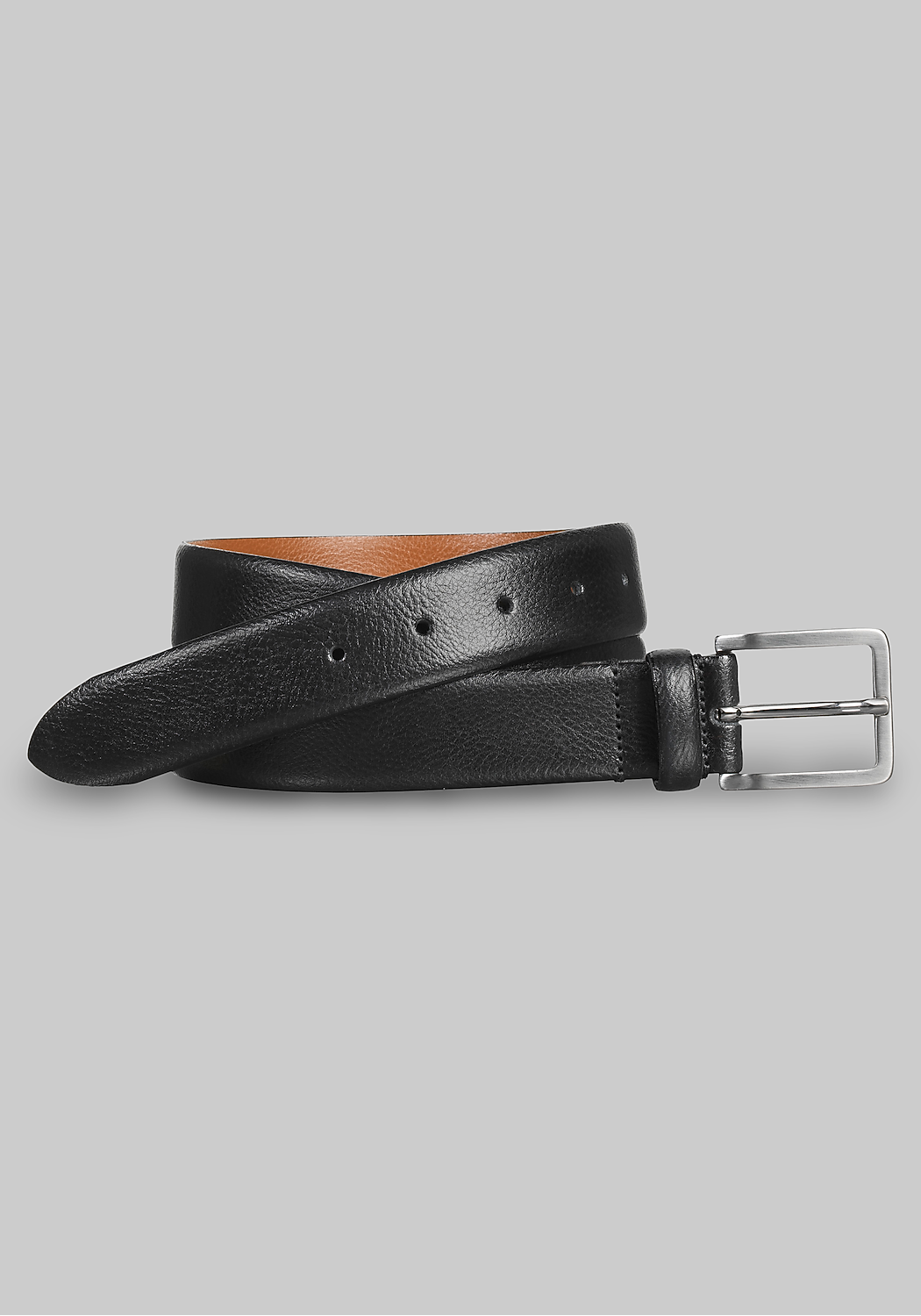 Johnston & Murphy Feather-Edge Italian Leather Belt