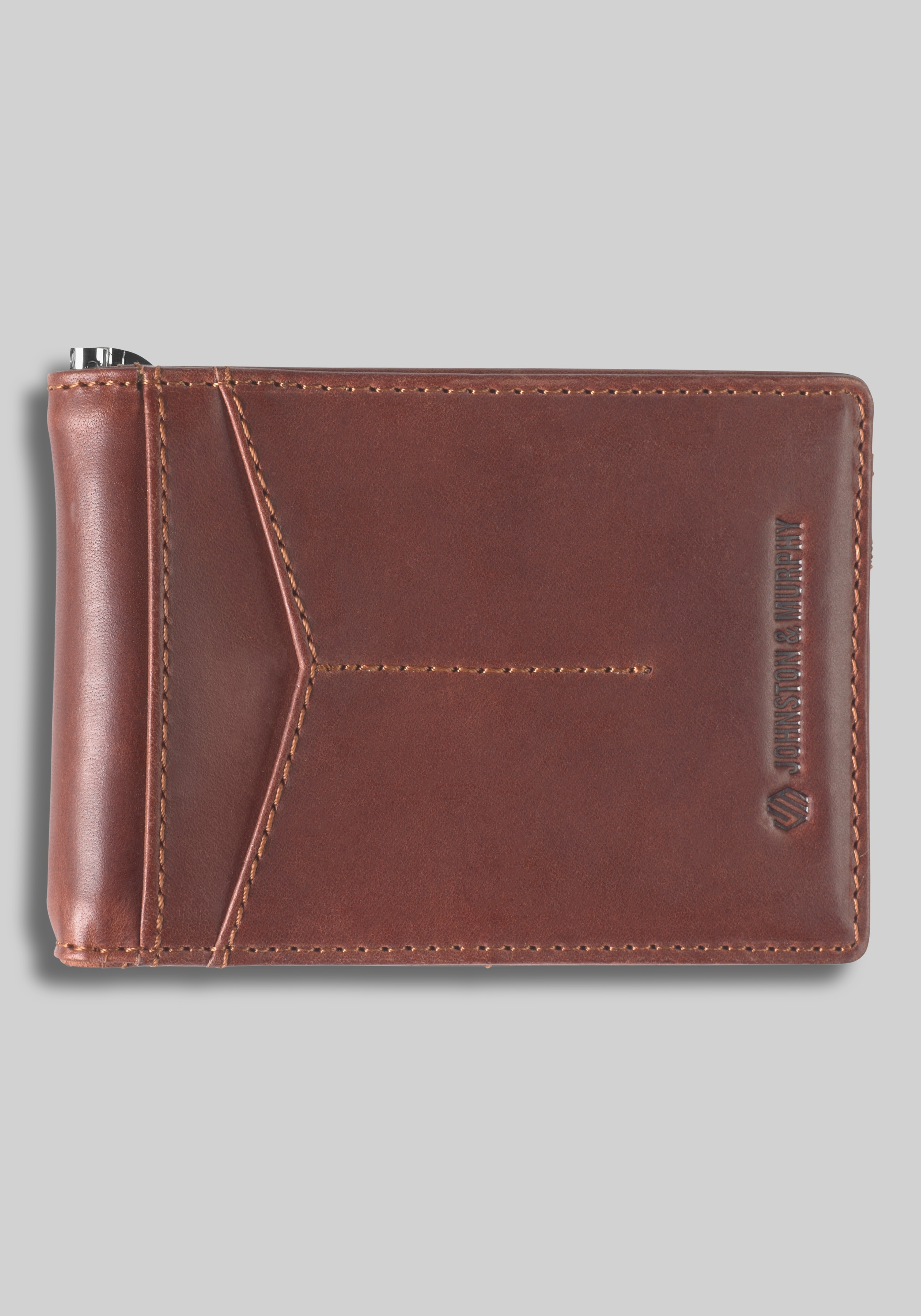 Men's Shoes, Johnston & Murphy Grant Bifold Money Clip Wallet - Jos A Bank