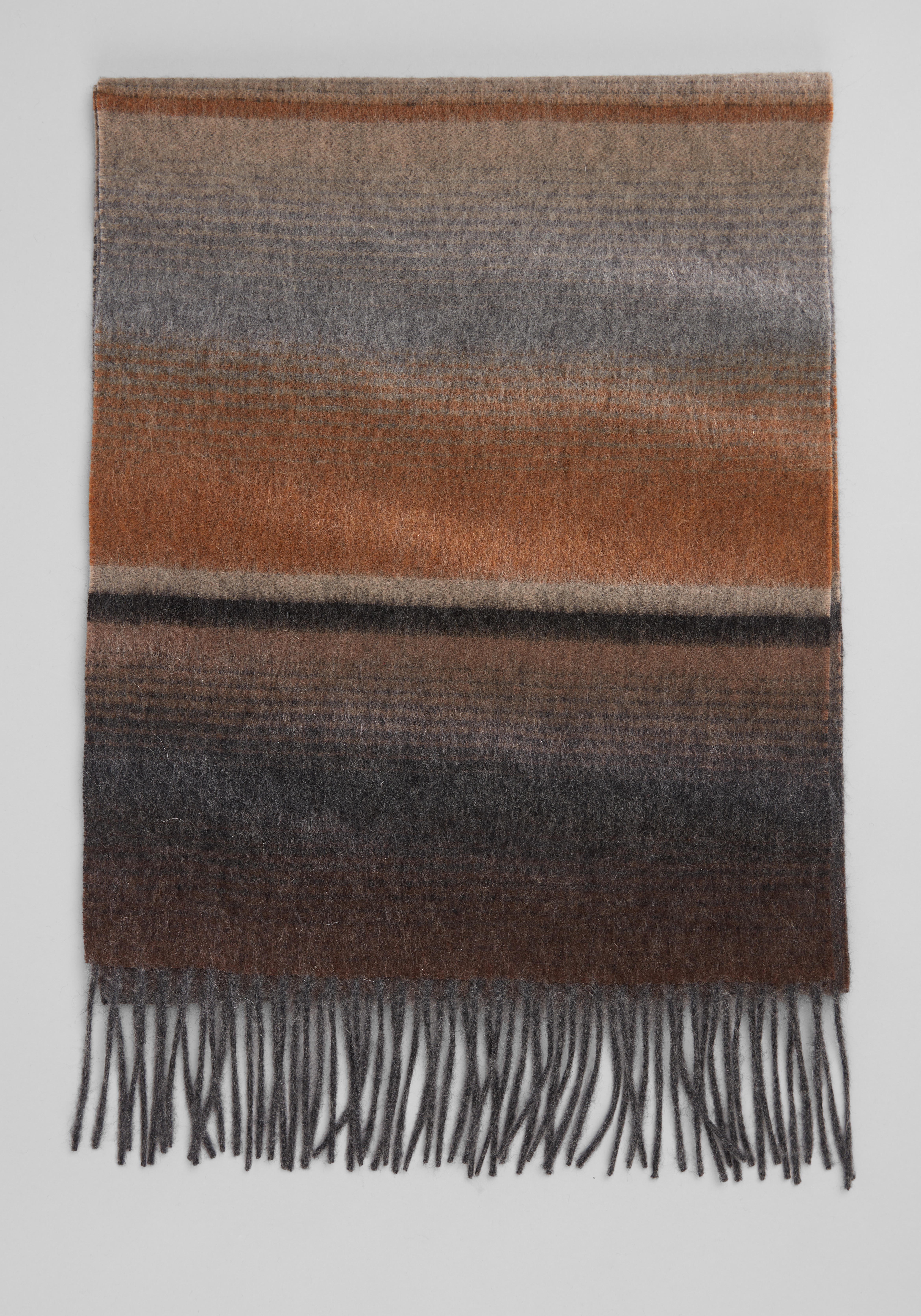 Men's Accessories, Reserve Collection Ombre Stripe Cashmere Scarf - Jos A Bank