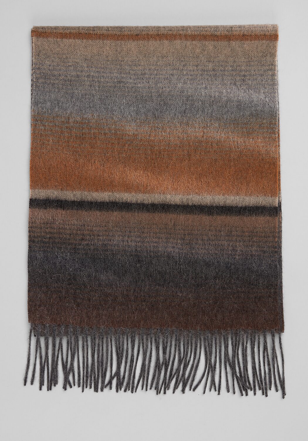 Reserve Collection Ombre Stripe Cashmere Scarf