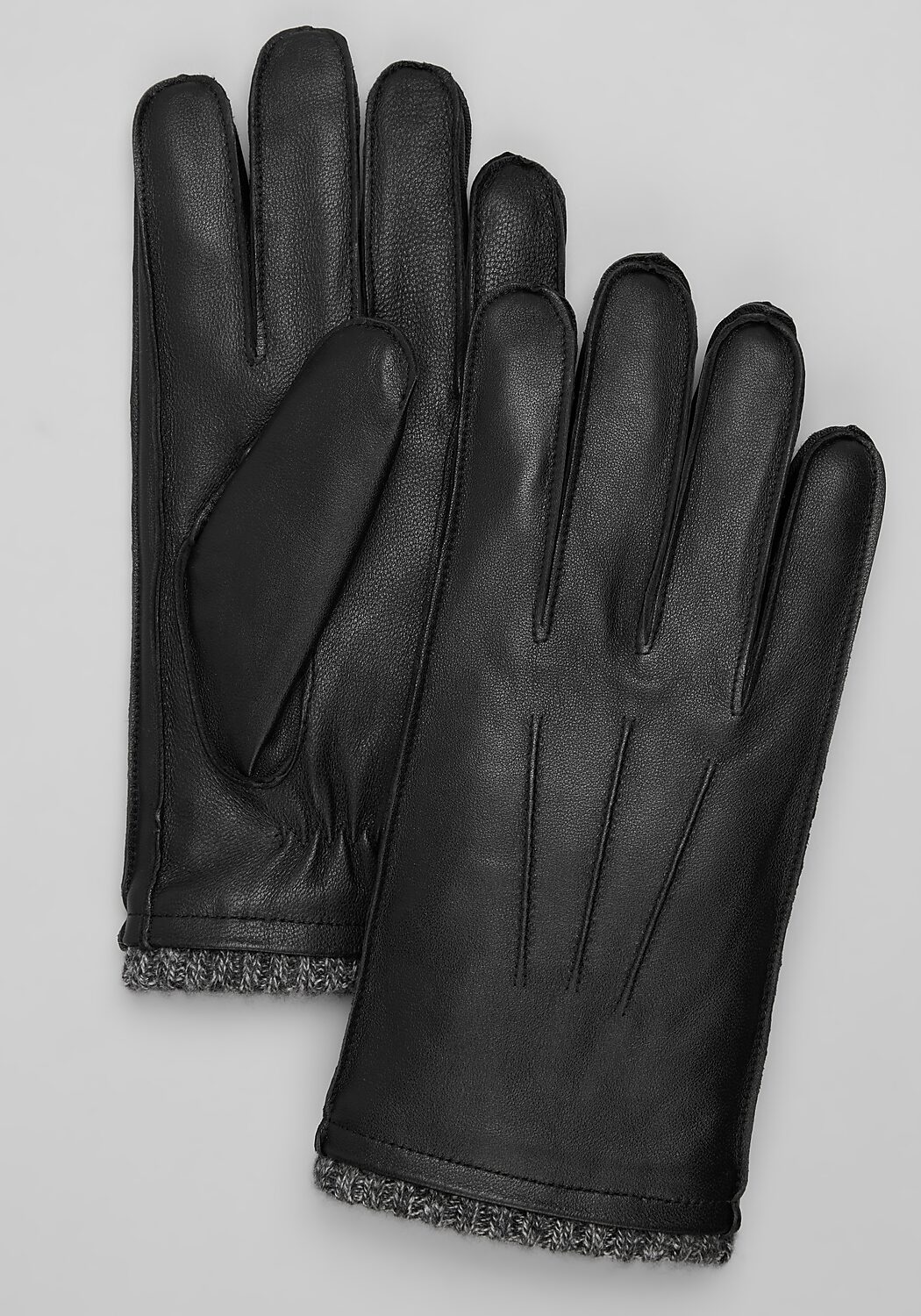 Reserve Collection Cashmere Cuff Leather Gloves