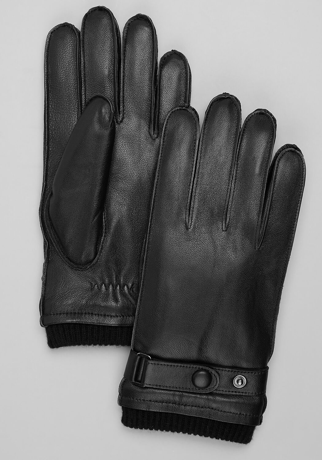 Reserve Collection Merino Wool Cuff Leather Gloves