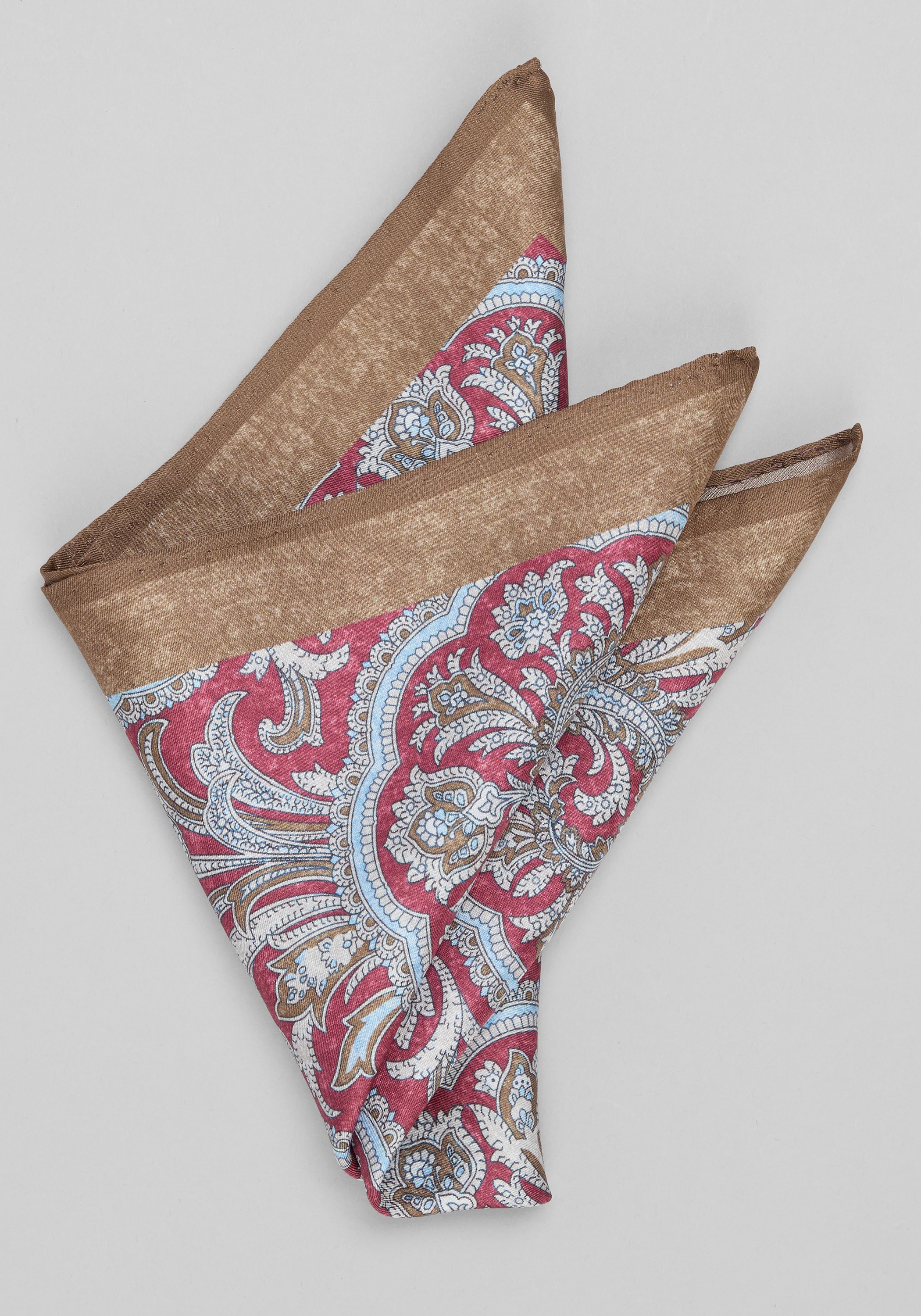 Men's Accessories, Jos. A. Bank Parisian Paisley Pocket Square - Jos A Bank