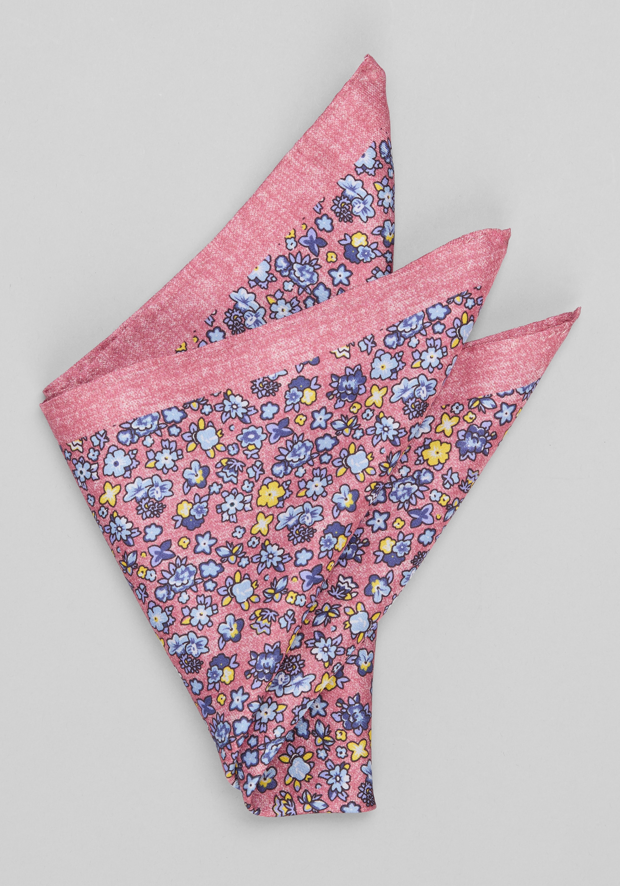 Men's Accessories, Jos. A. Bank Fairfield Floral Pocket Square - Jos A Bank
