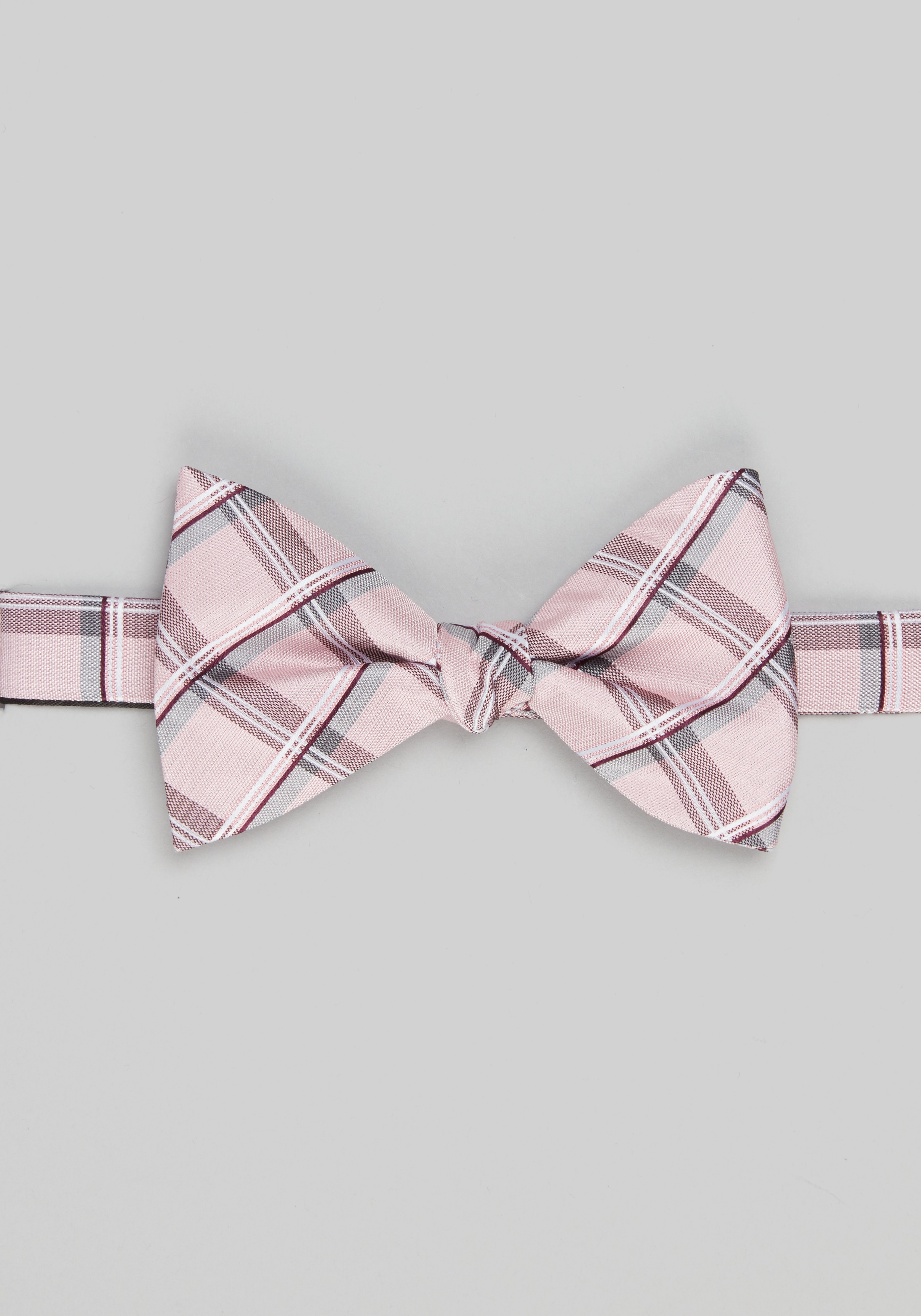 Men's Accessories, Jos. A. Bank Shadow Plaid Pre-Tied Big Bow Tie - Jos A Bank