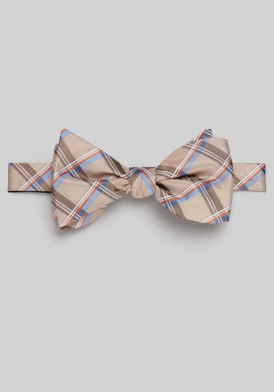 Jos. A. Bank Shadow Plaid Self-Tie Bow Tie