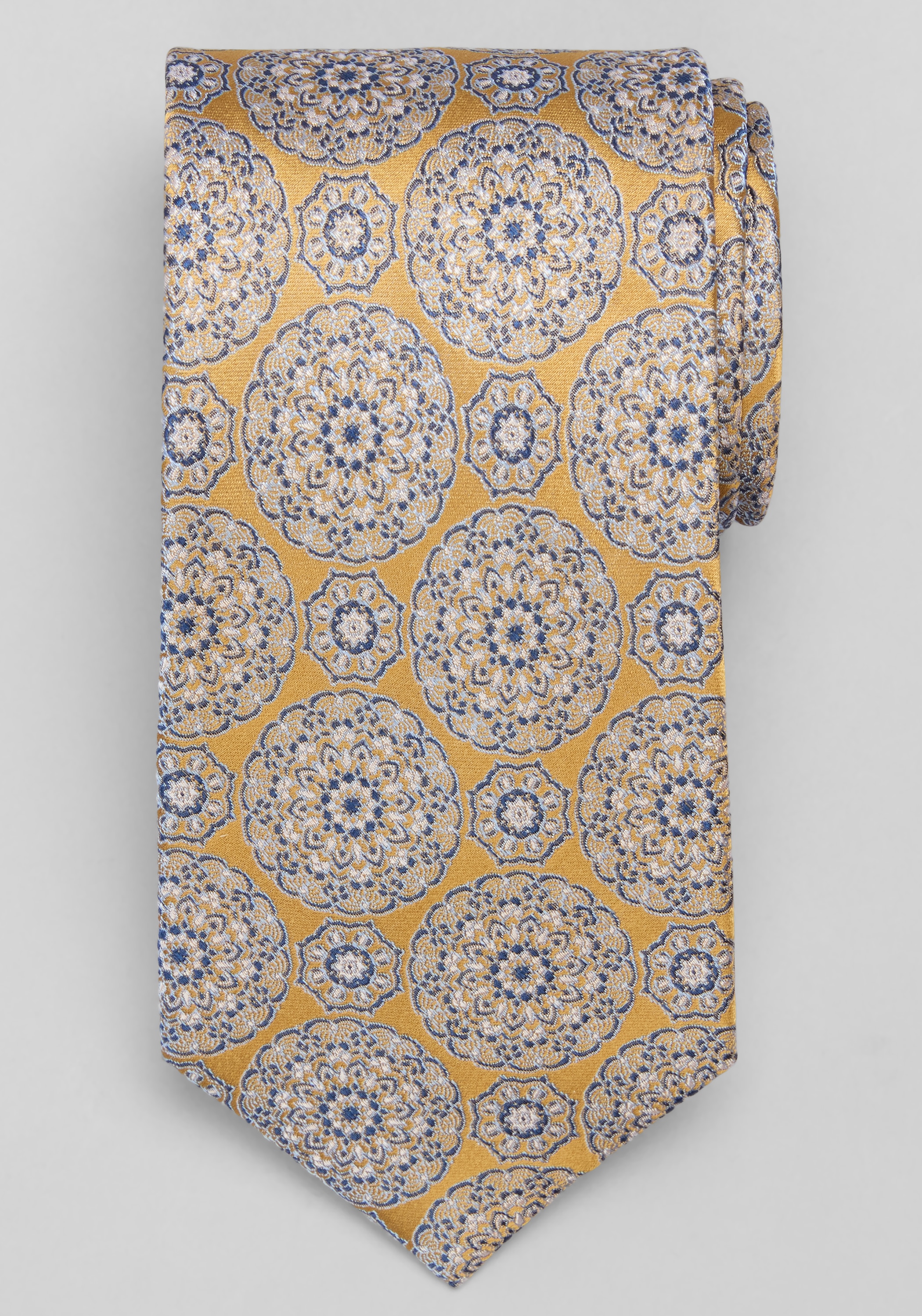 Men's New!, Reserve Collection Large Medallion Tie - Jos A Bank