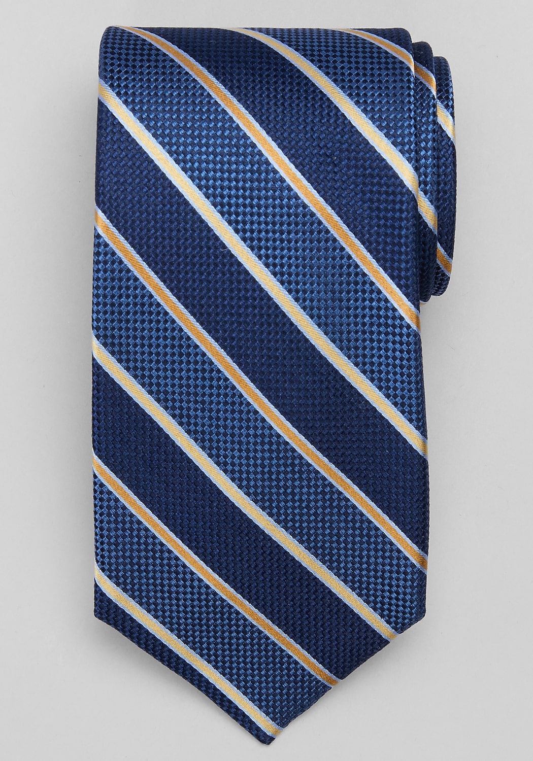 Reserve Collection Textured Narrow Stripe Tie