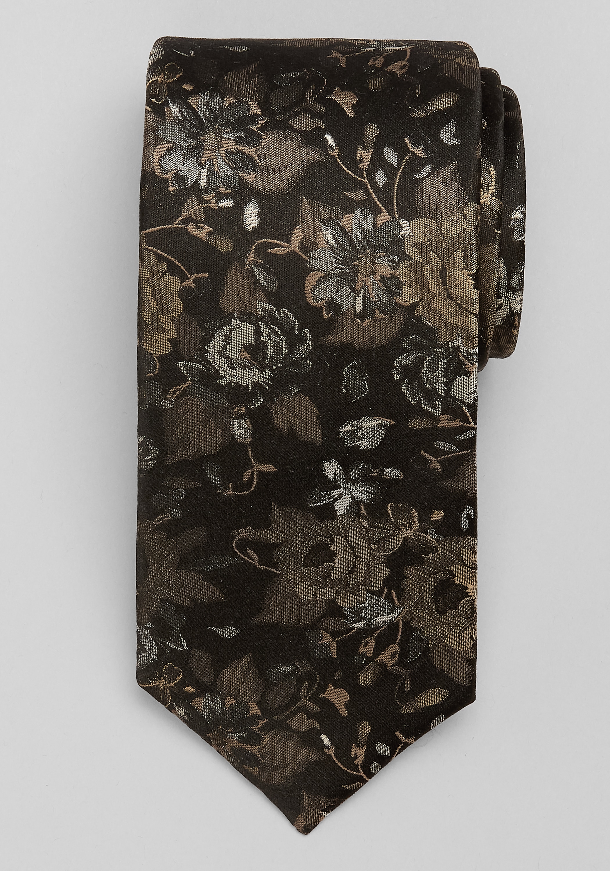 Men's Accessories, Traveler® Collection Tonal Floral Tie - Jos A Bank