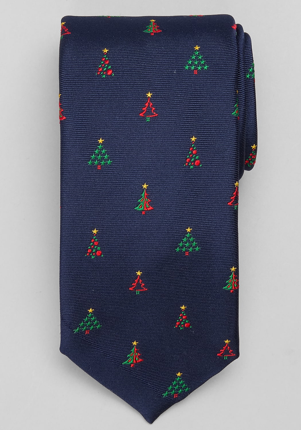 Jos. A. Bank Mini Christmas Tree Silk Blend Tie