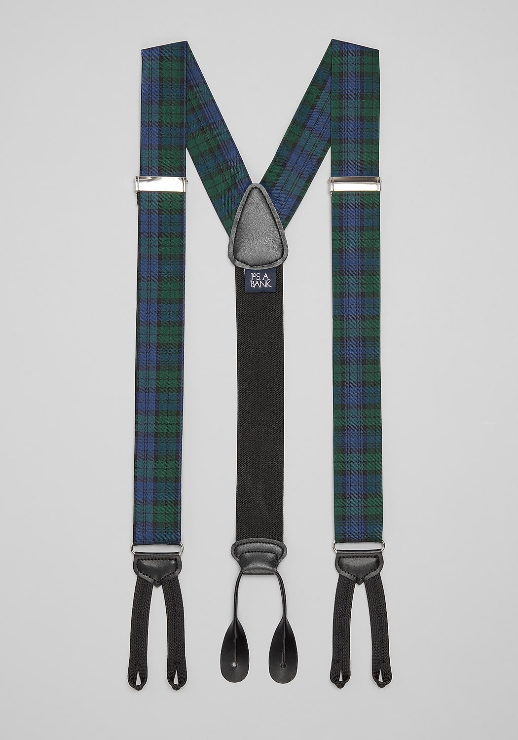 Jos. A. Bank Black Watch Tartan Suspenders