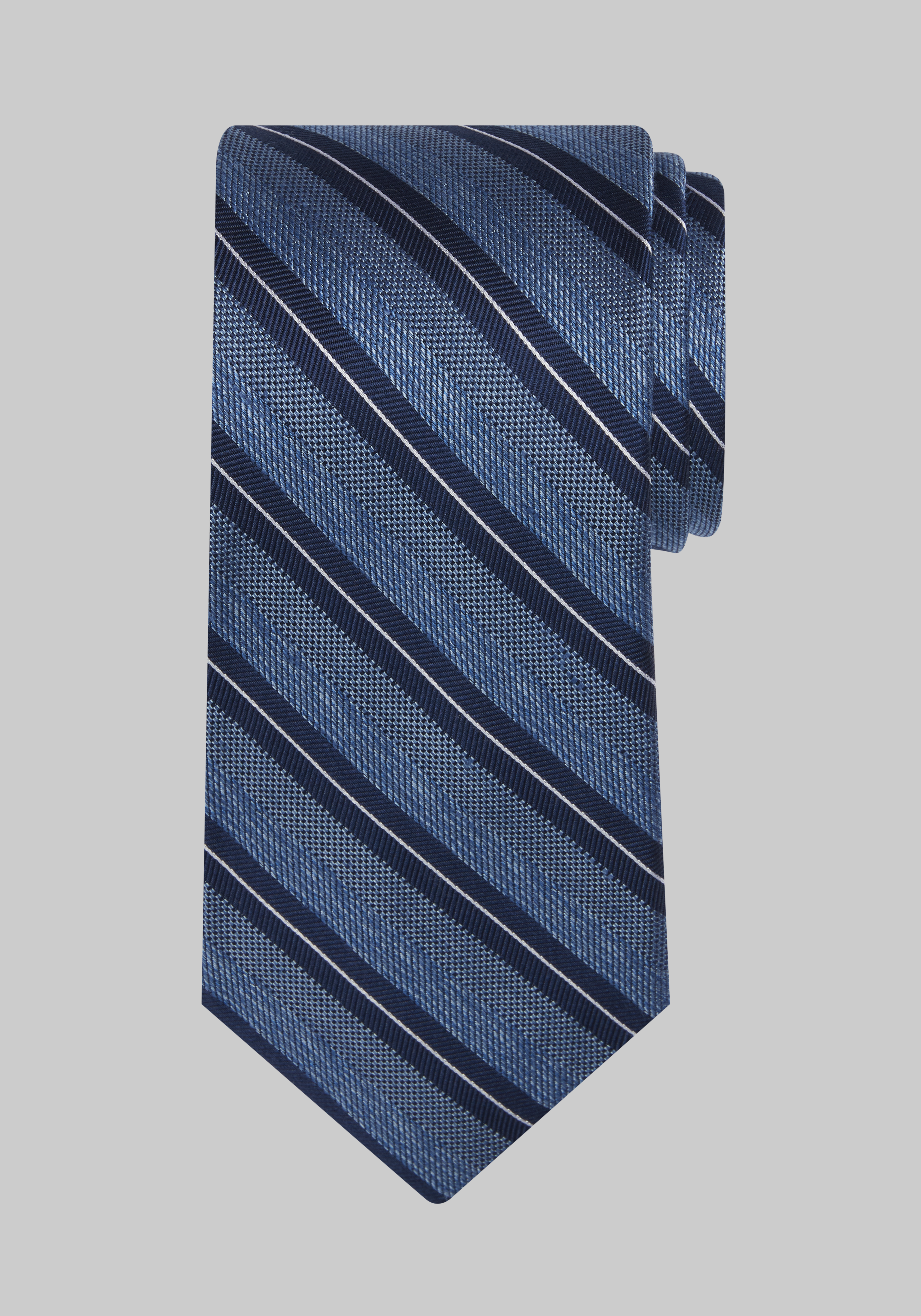 Men's CLEARANCE, Jos. A. Bank Wide Classic Stripe Tie CLEARANCE - Jos A Bank