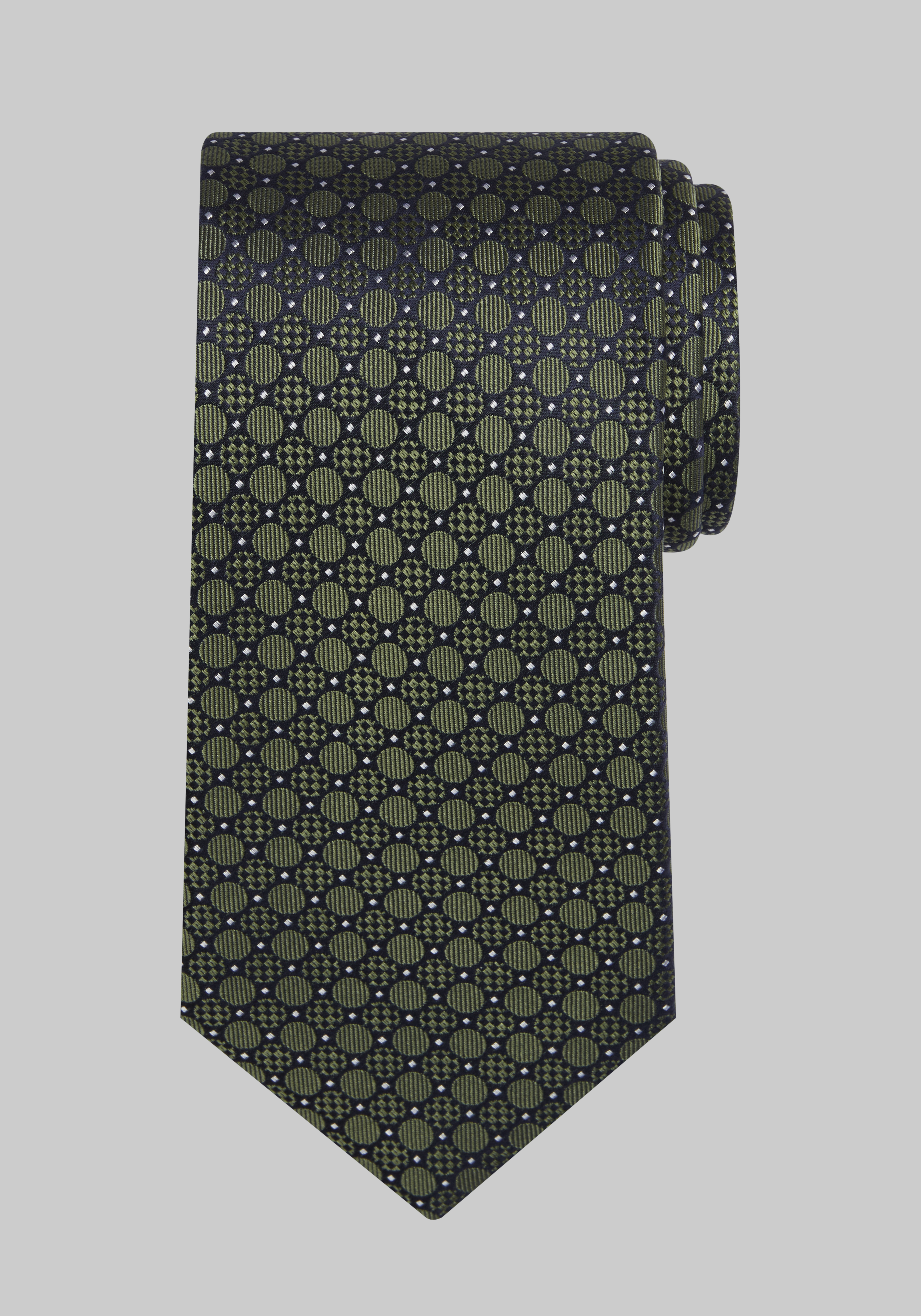 Men's Accessories, Traveler Collection Circle Neat Tie - Jos A Bank