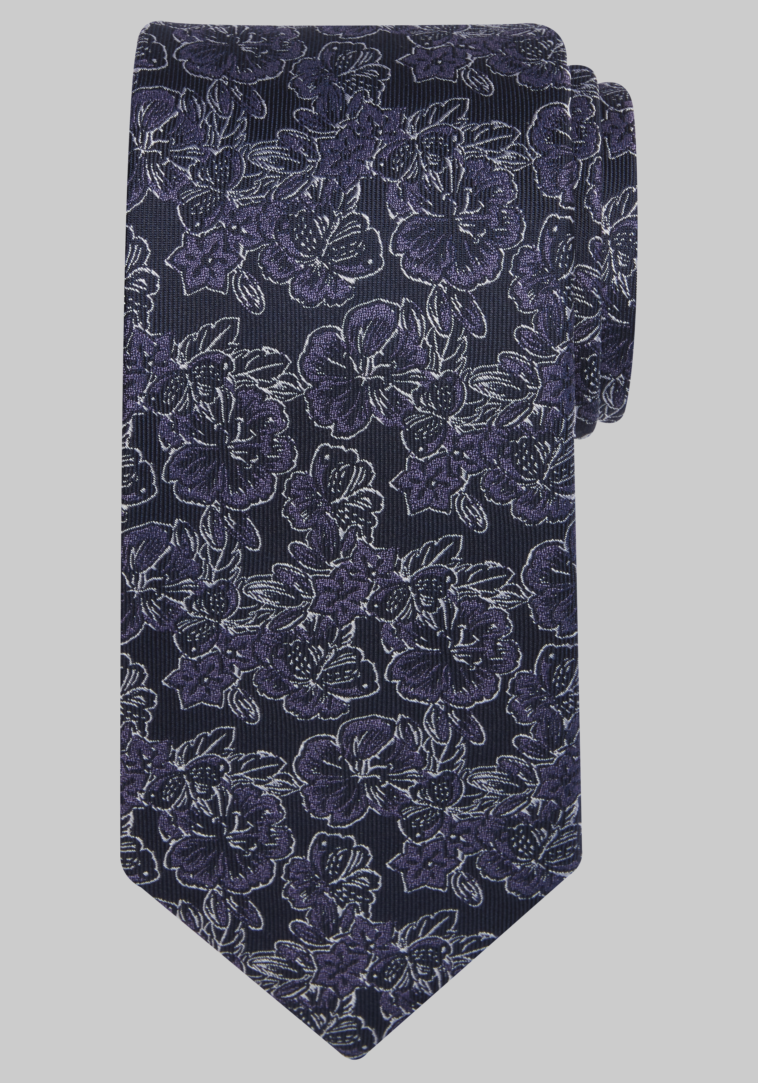 Men's CLEARANCE, Reserve Collection Hibiscus Floral Tie CLEARANCE - Jos A Bank