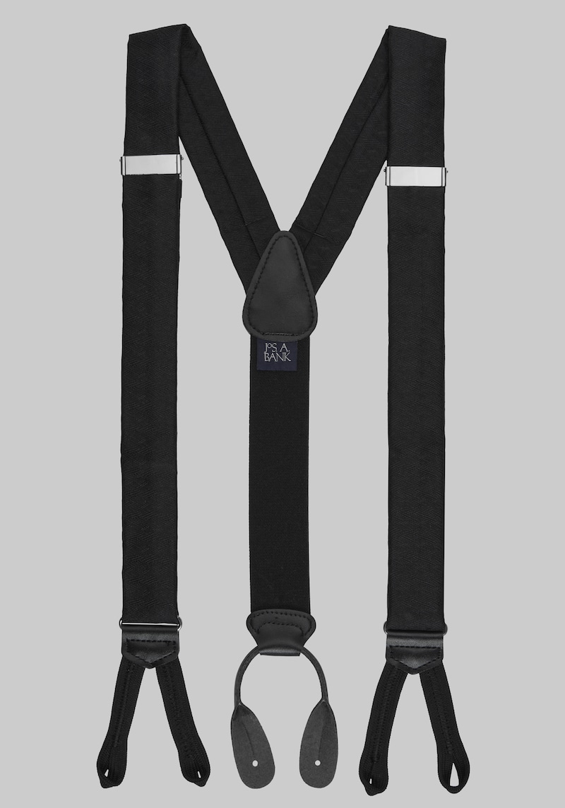 Men's Jos. A. Bank Chevron Formal Suspenders at Jos. A. Bank, Black, Size One