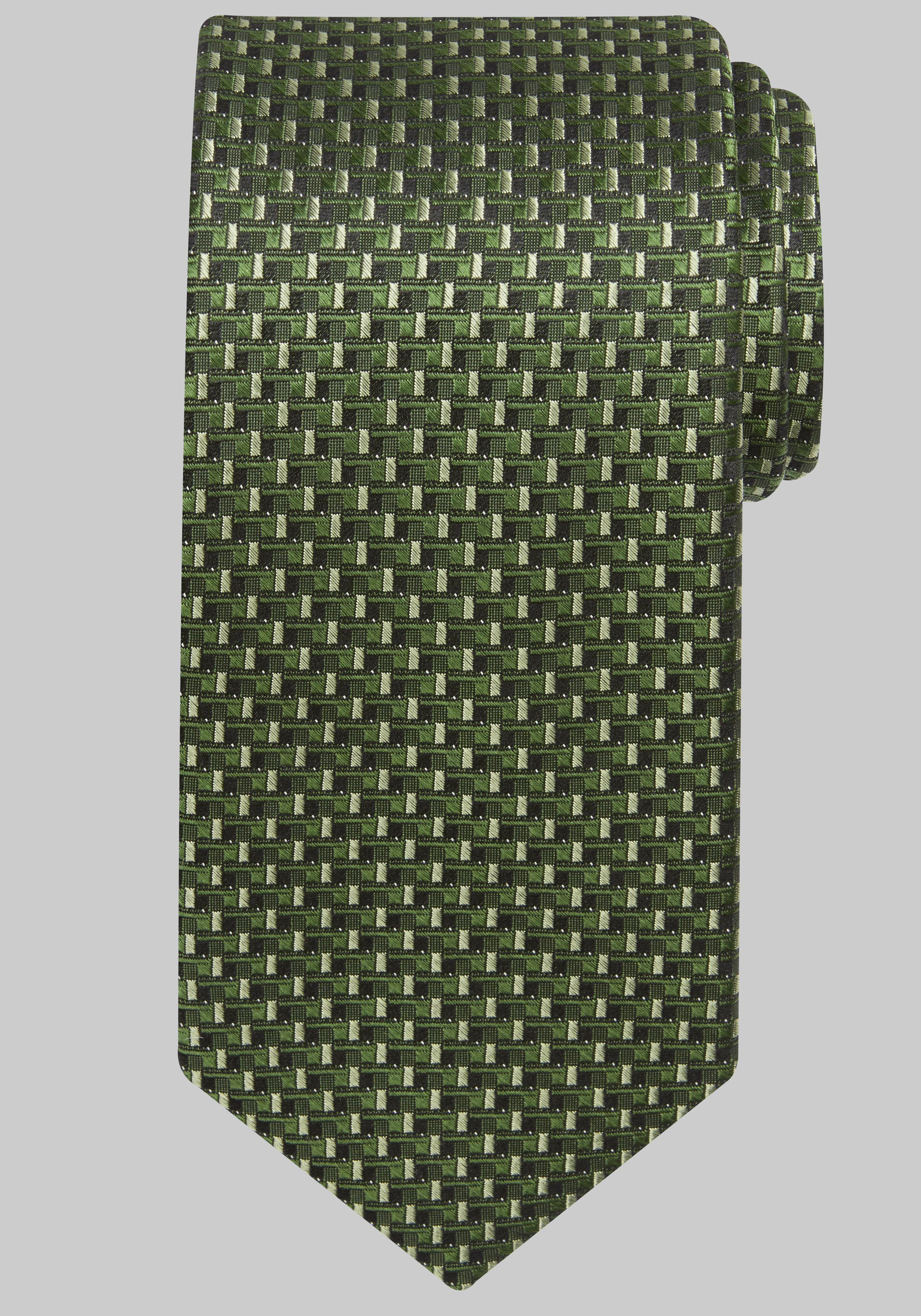 Men's CLEARANCE, Traveler&reg; Collection Building Block Neat Tie CLEARANCE - Jos A Bank