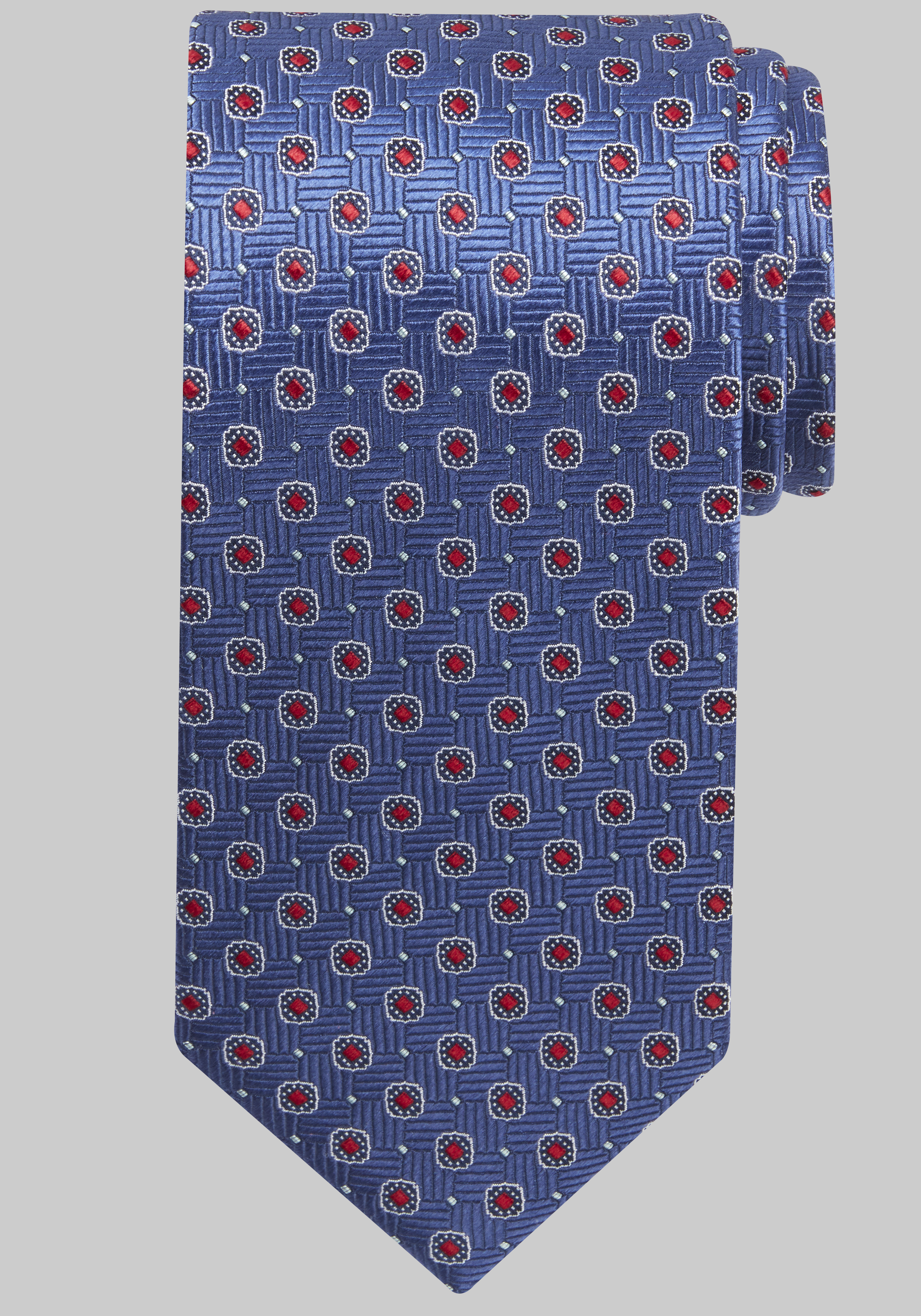 Men's Accessories, Traveler Collection Complex Neat Tie - Jos A Bank