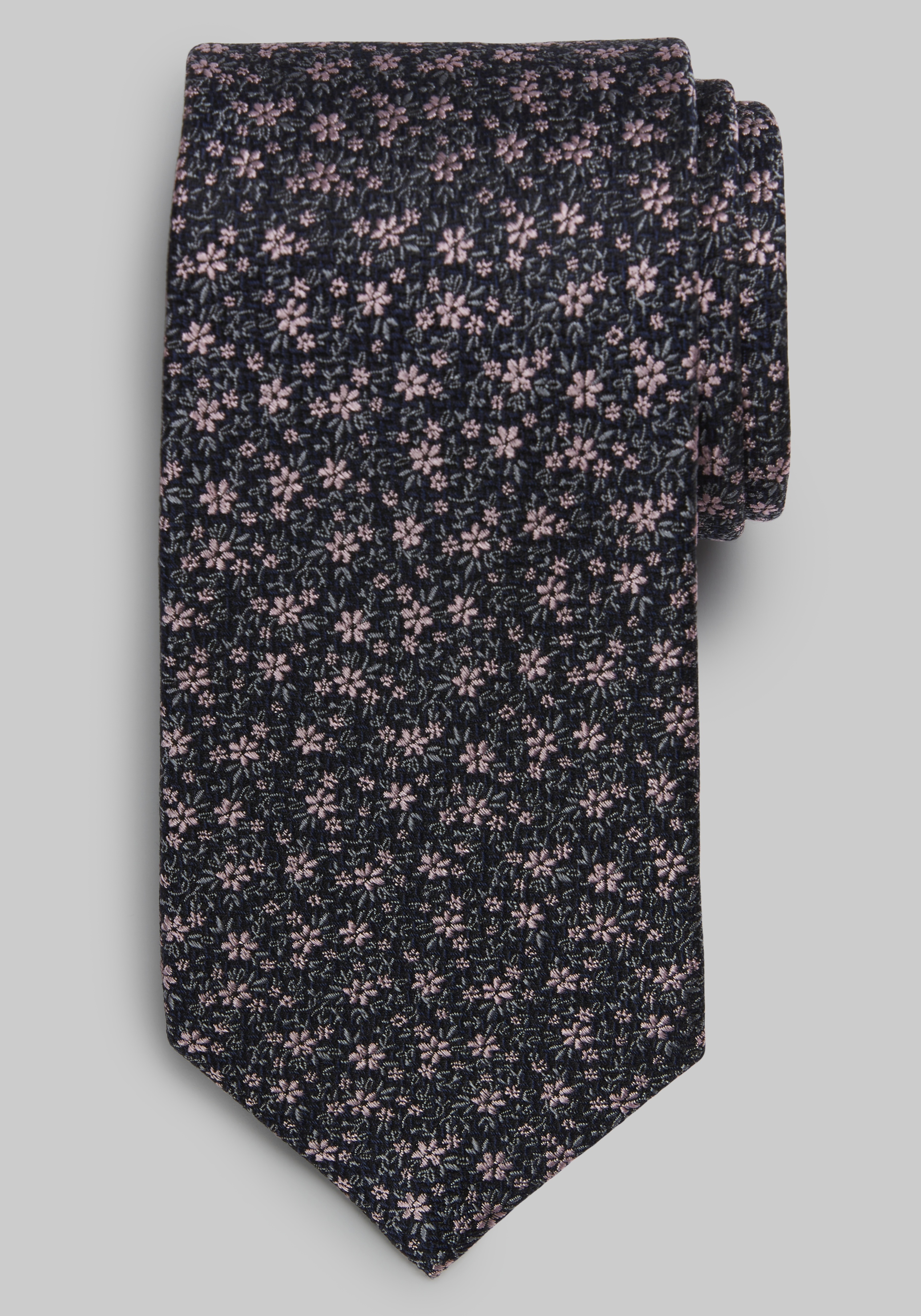 Men's CLEARANCE, Traveler&reg; Collection Woodland Floral Tie CLEARANCE - Jos A Bank