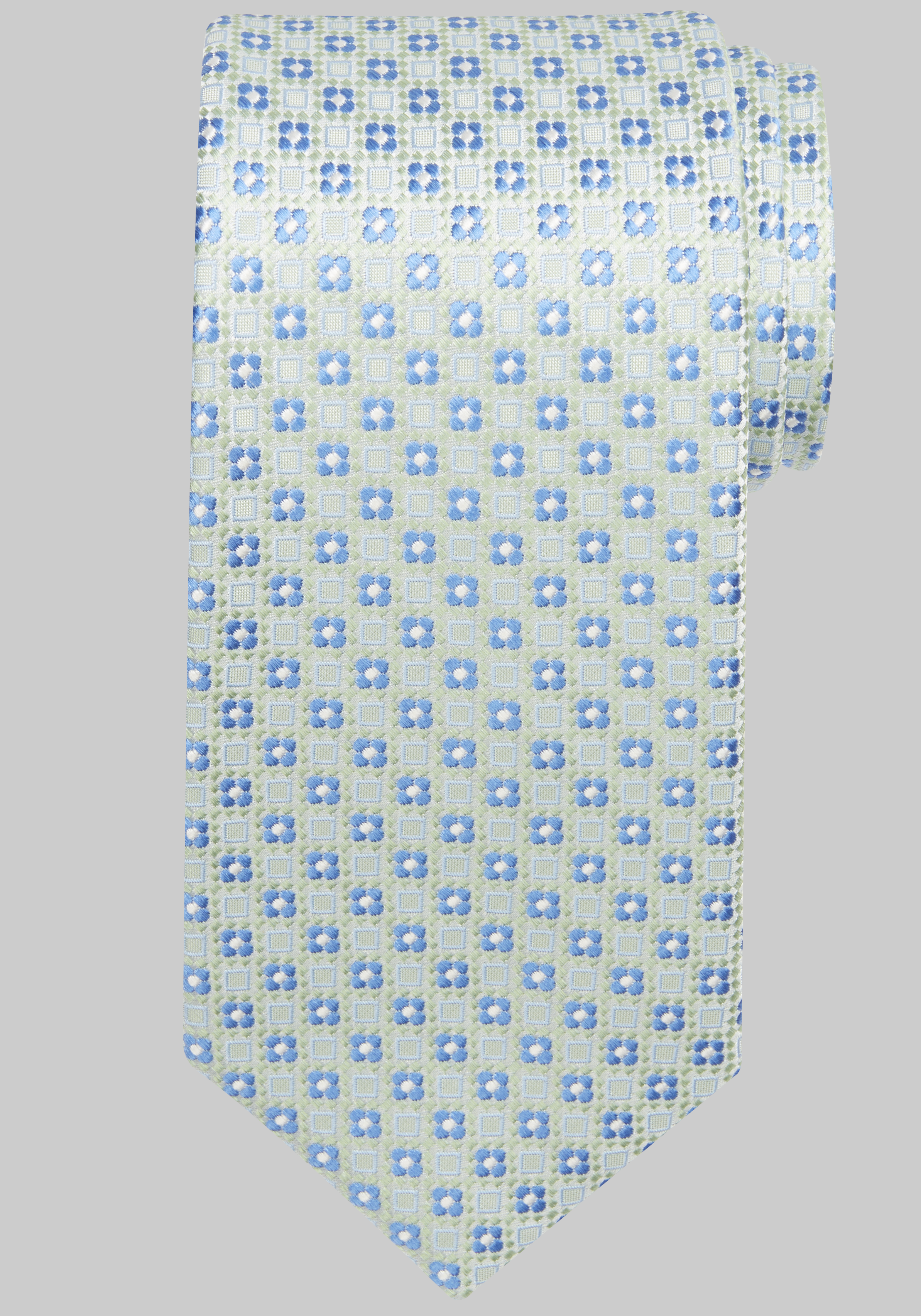 Men's Accessories, Traveler Collection Quadrifoglio Neat Tie - Jos A Bank