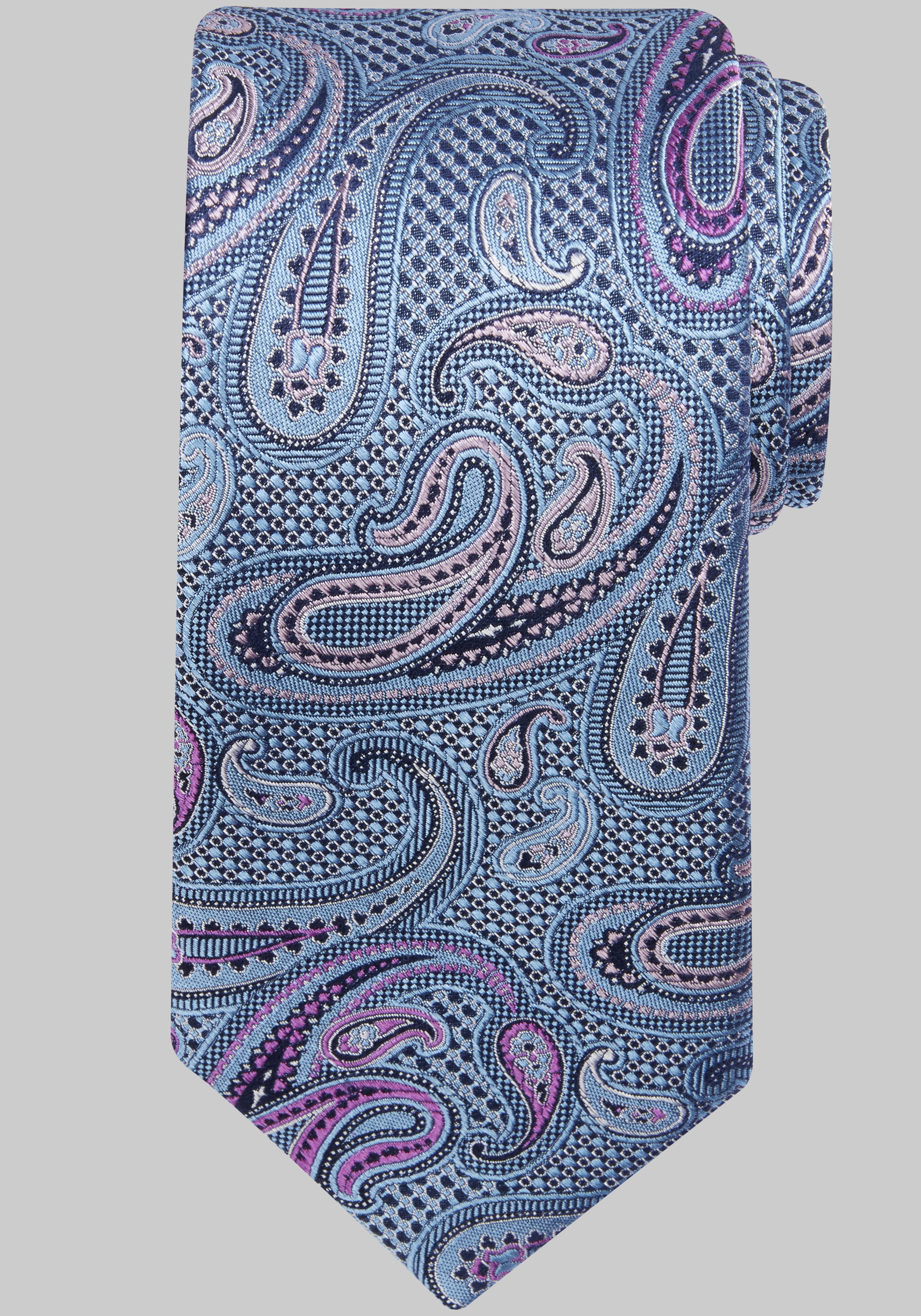 Reserve Collection Textural Paisley Tie - Long CLEARANCE