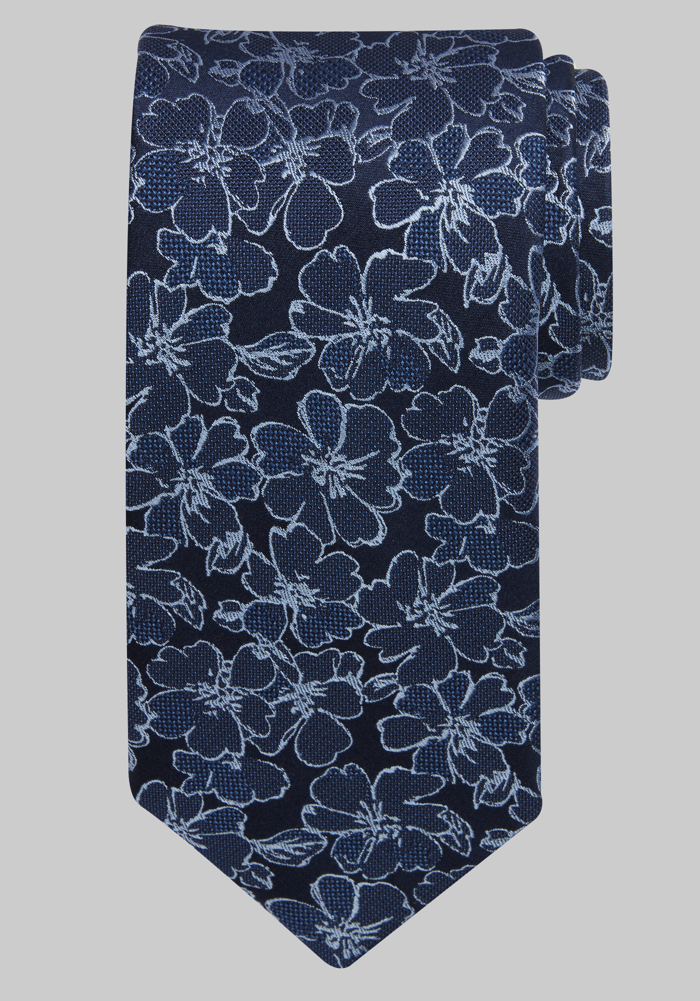Men's Sale, Reserve Collection Silhouette Floral Tie - Long - Jos A Bank