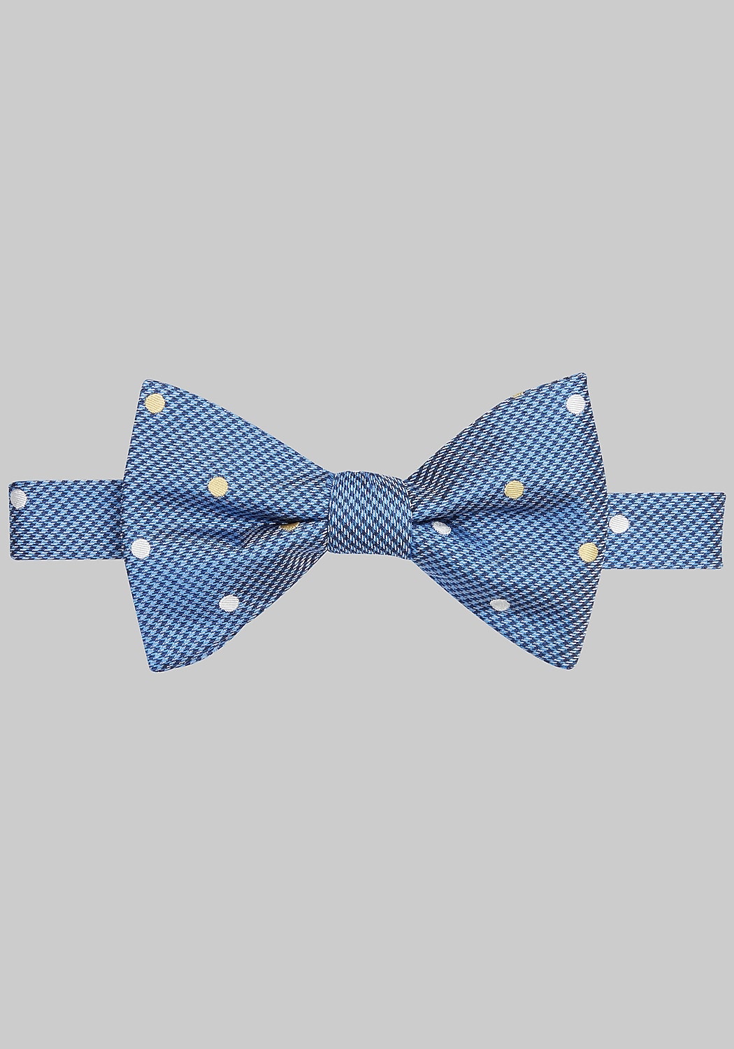 Jos. A. Bank Houndstooth & Dot Pre-Tied Bow Tie
