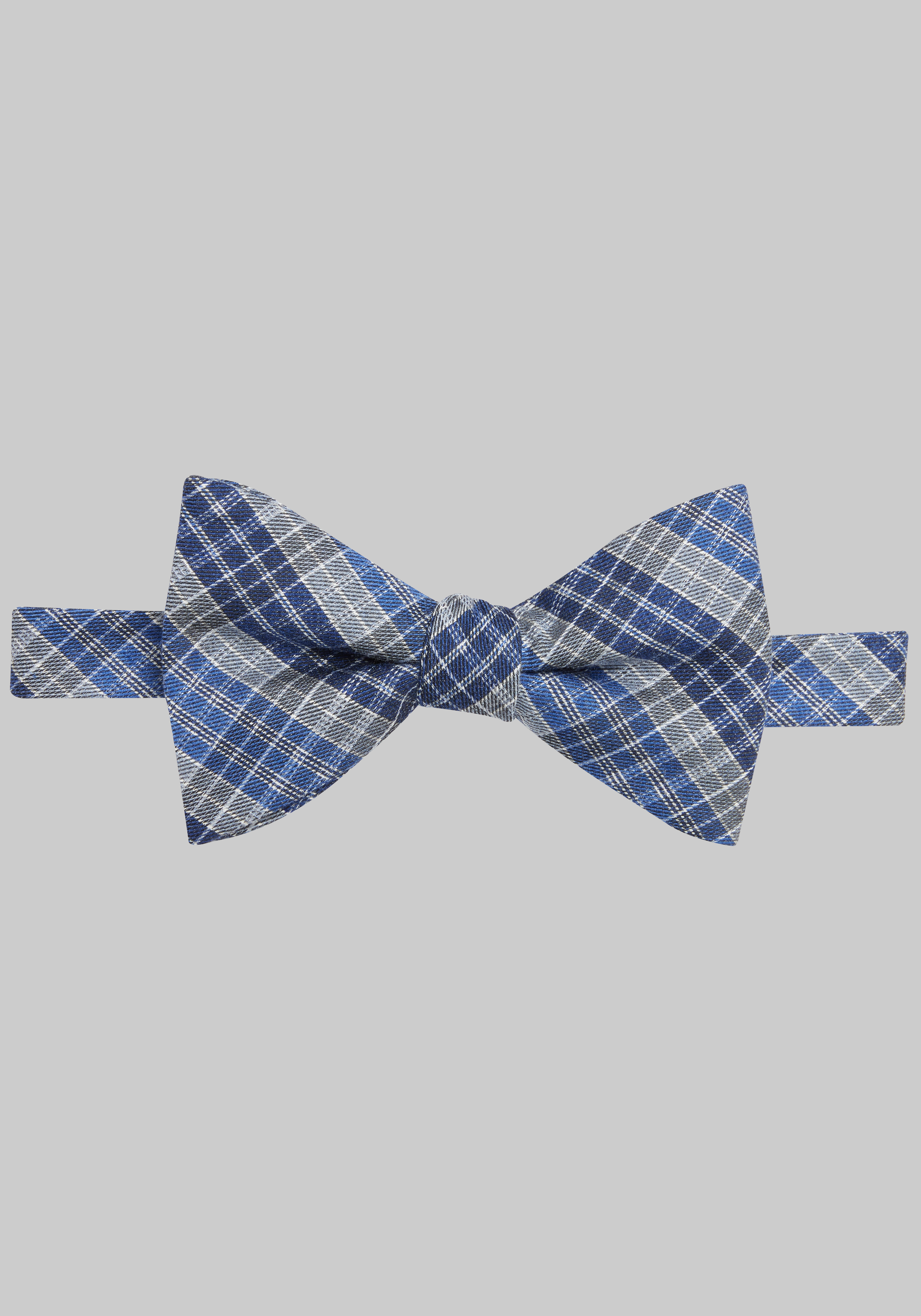 Men's Accessories, Jos. A. Bank Poppy Plaid Pre-Tied Bow Tie - Jos A Bank