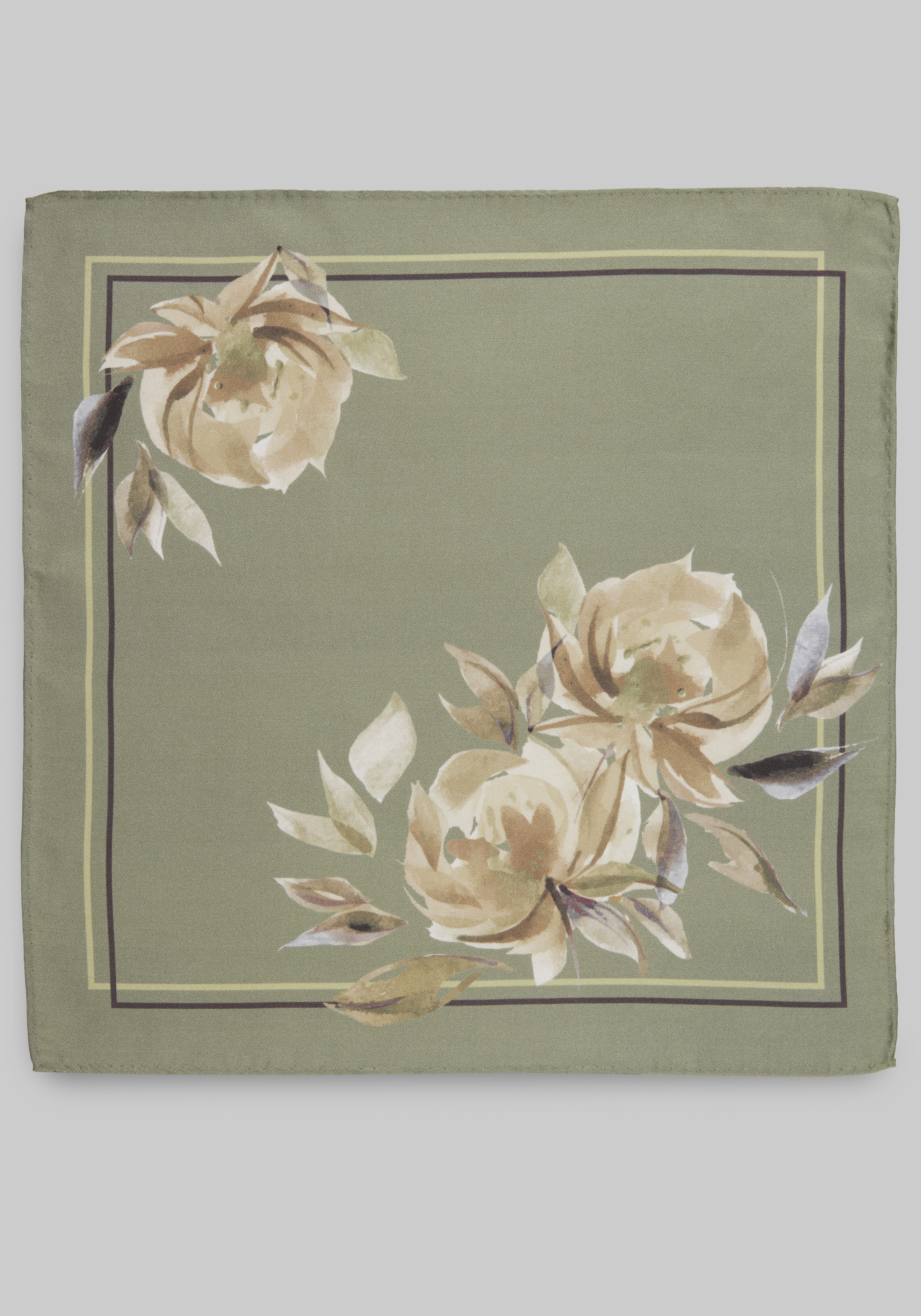 Jos. A. Bank Large Floral Pocket Square