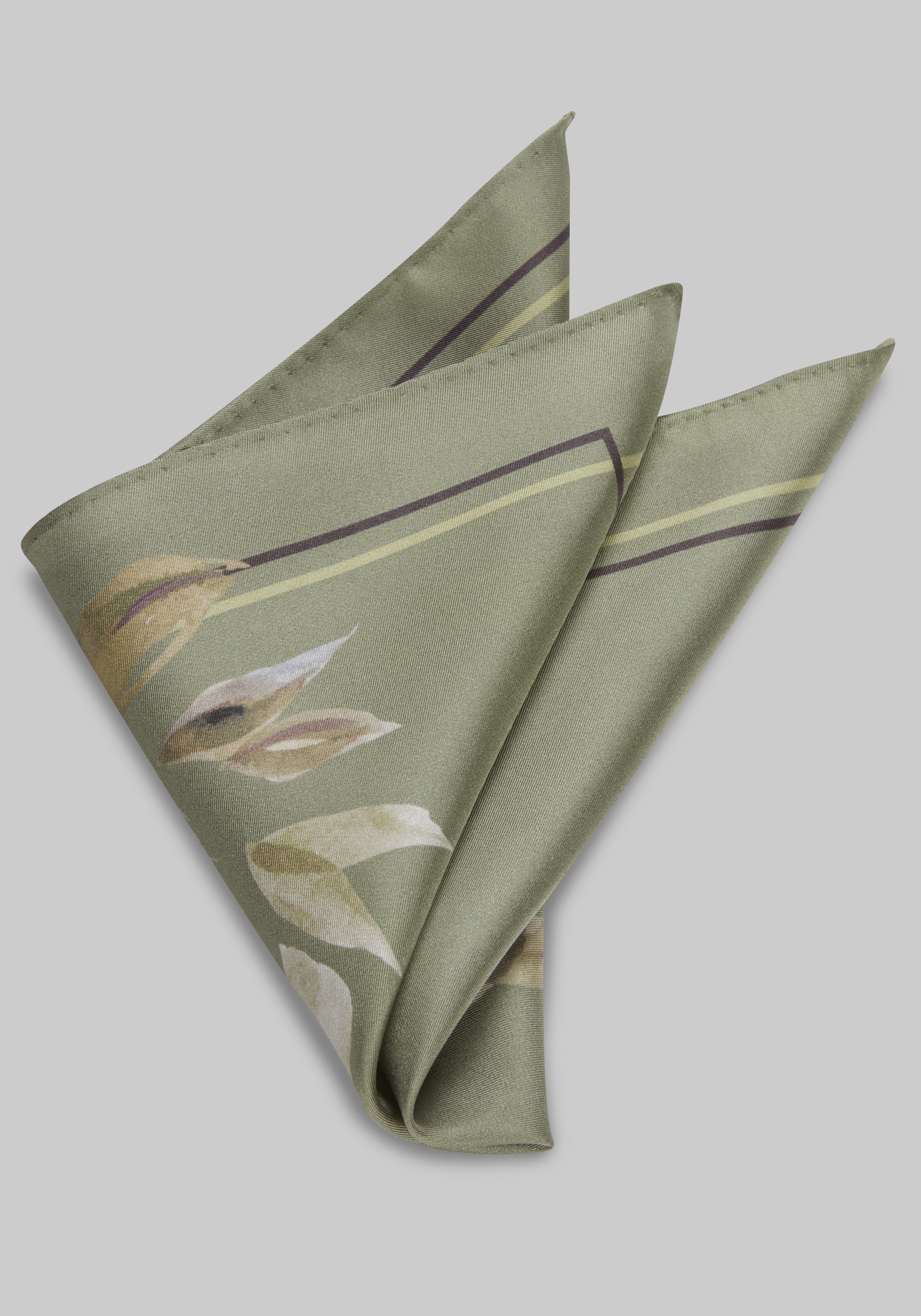 Jos. A. Bank Large Floral Pocket Square