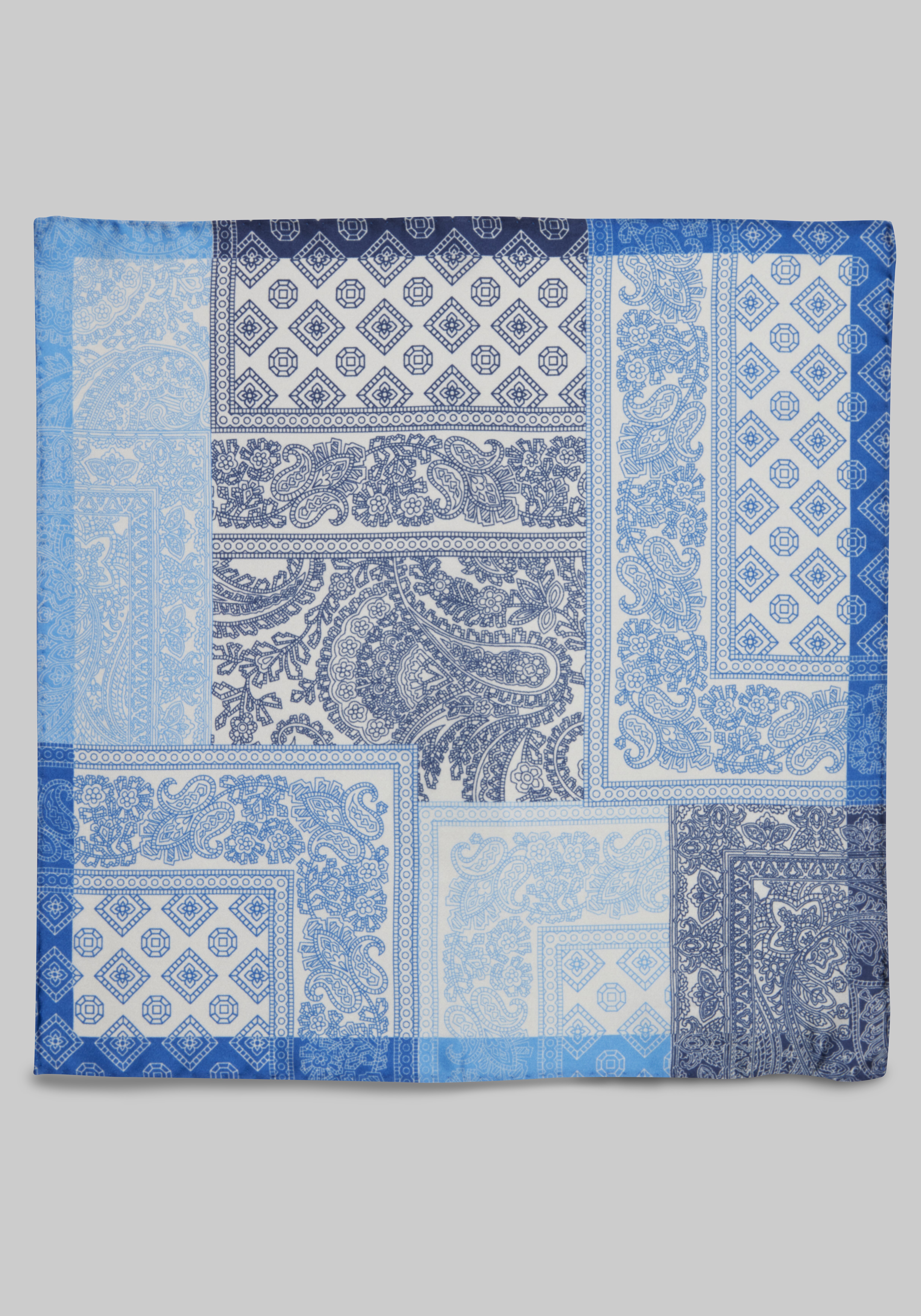 Jos. A. Bank Paisley Patchwork Pocket Square