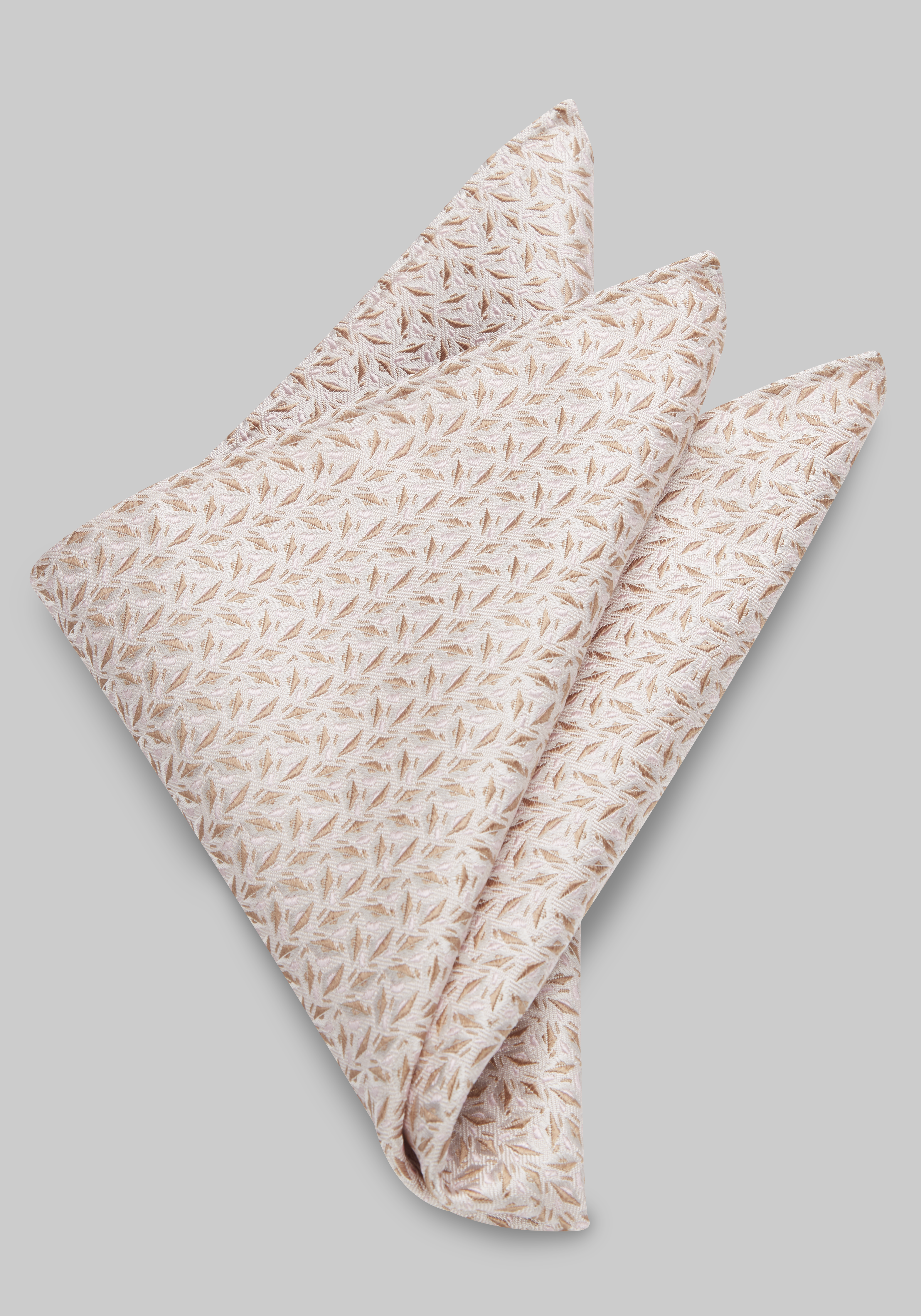 Men's CLEARANCE, Jos. A. Bank Micro Leaf Pocket Square CLEARANCE - Jos A Bank