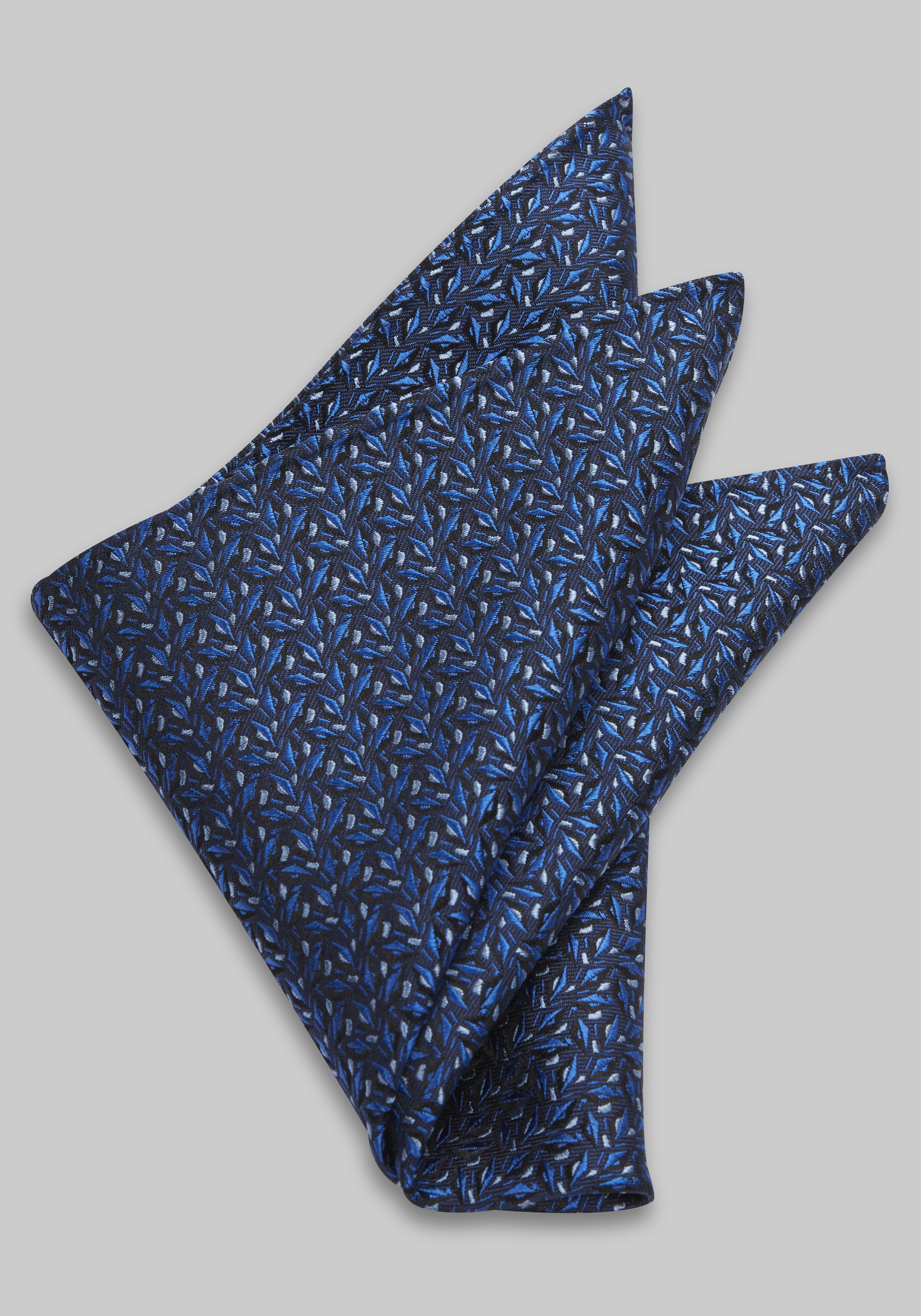 Men's CLEARANCE, Jos. A. Bank Micro Leaf Pocket Square CLEARANCE - Jos A Bank