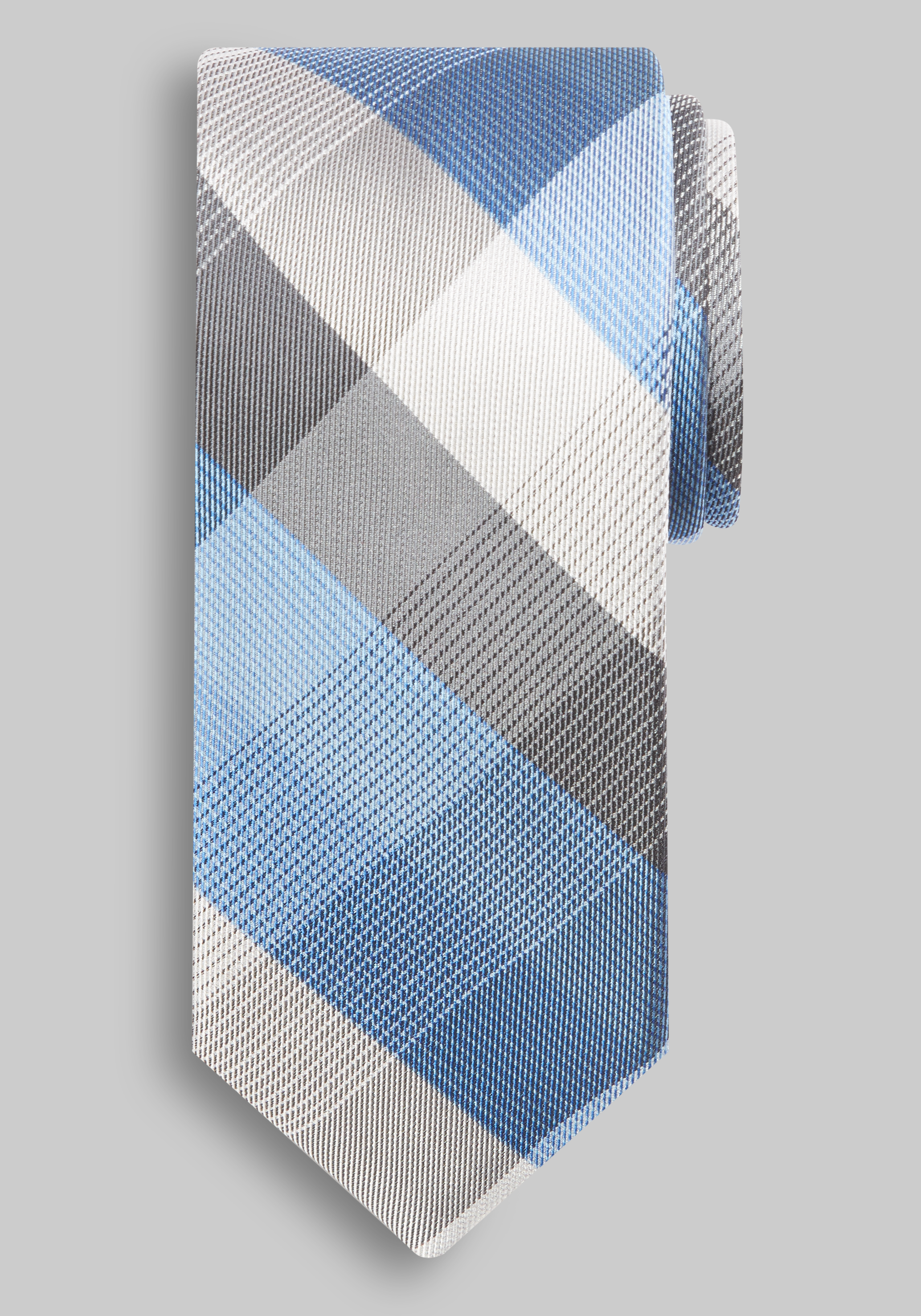 Men's Accessories, Jos. A. Bank Plaid Tie - Jos A Bank