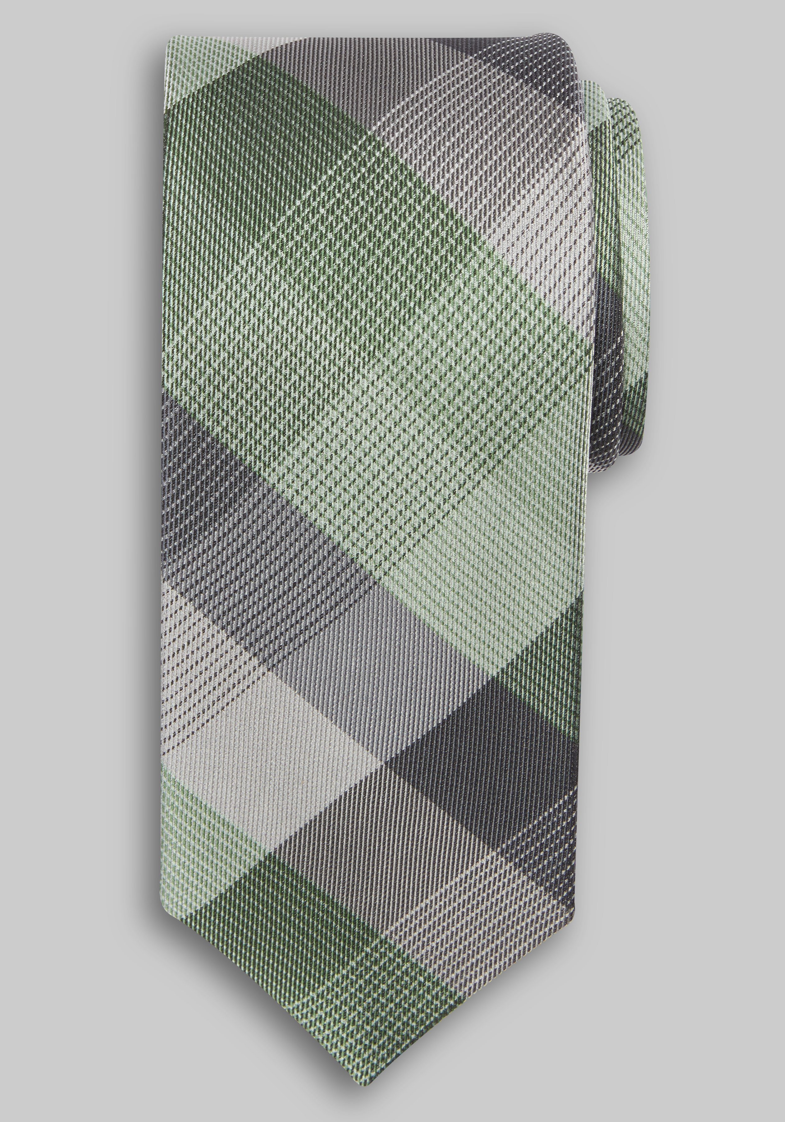 Men's Accessories, Jos. A. Bank Plaid Tie - Jos A Bank