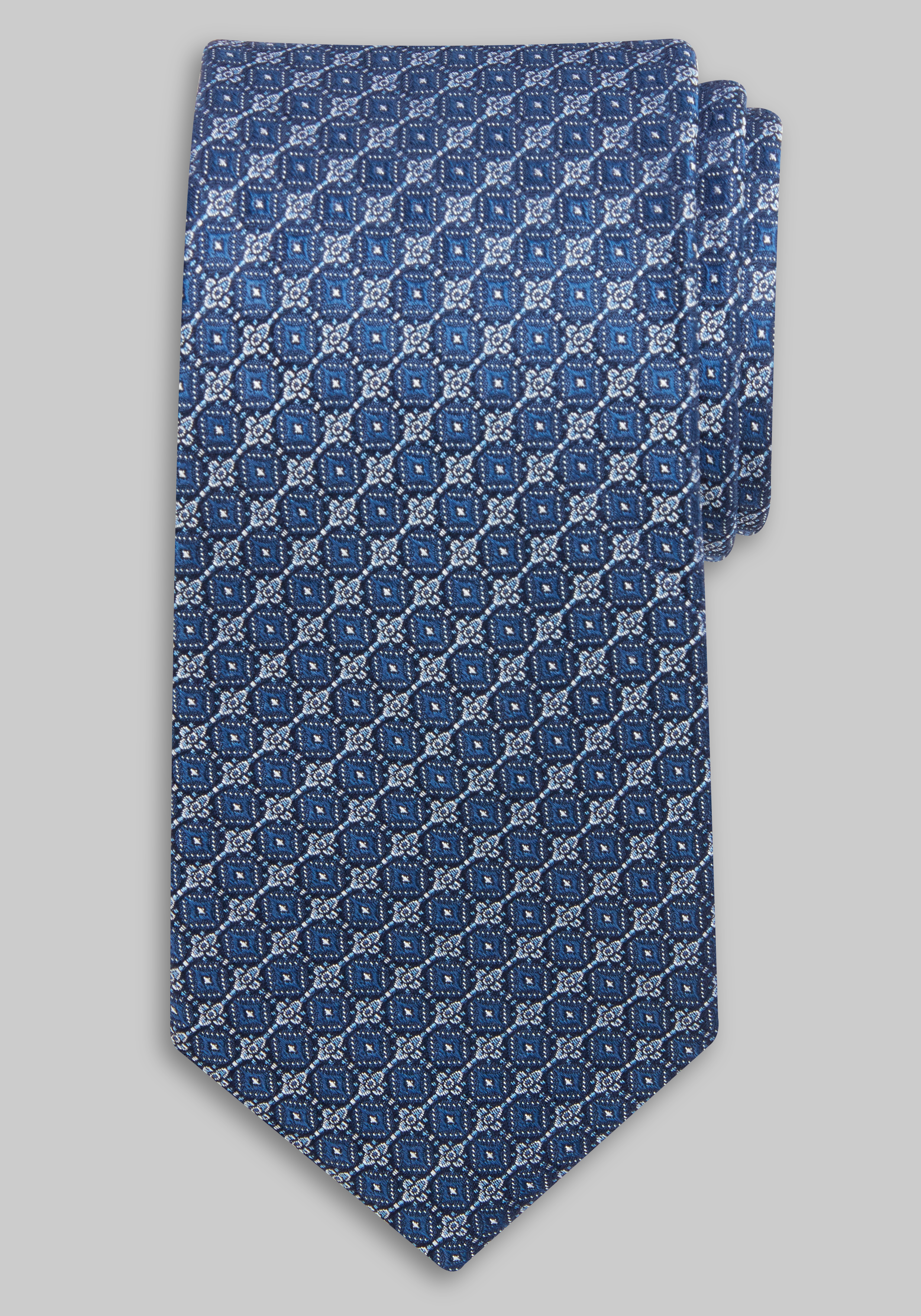 Men's Accessories, Traveler Collection Connected Geo Tie - Jos A Bank
