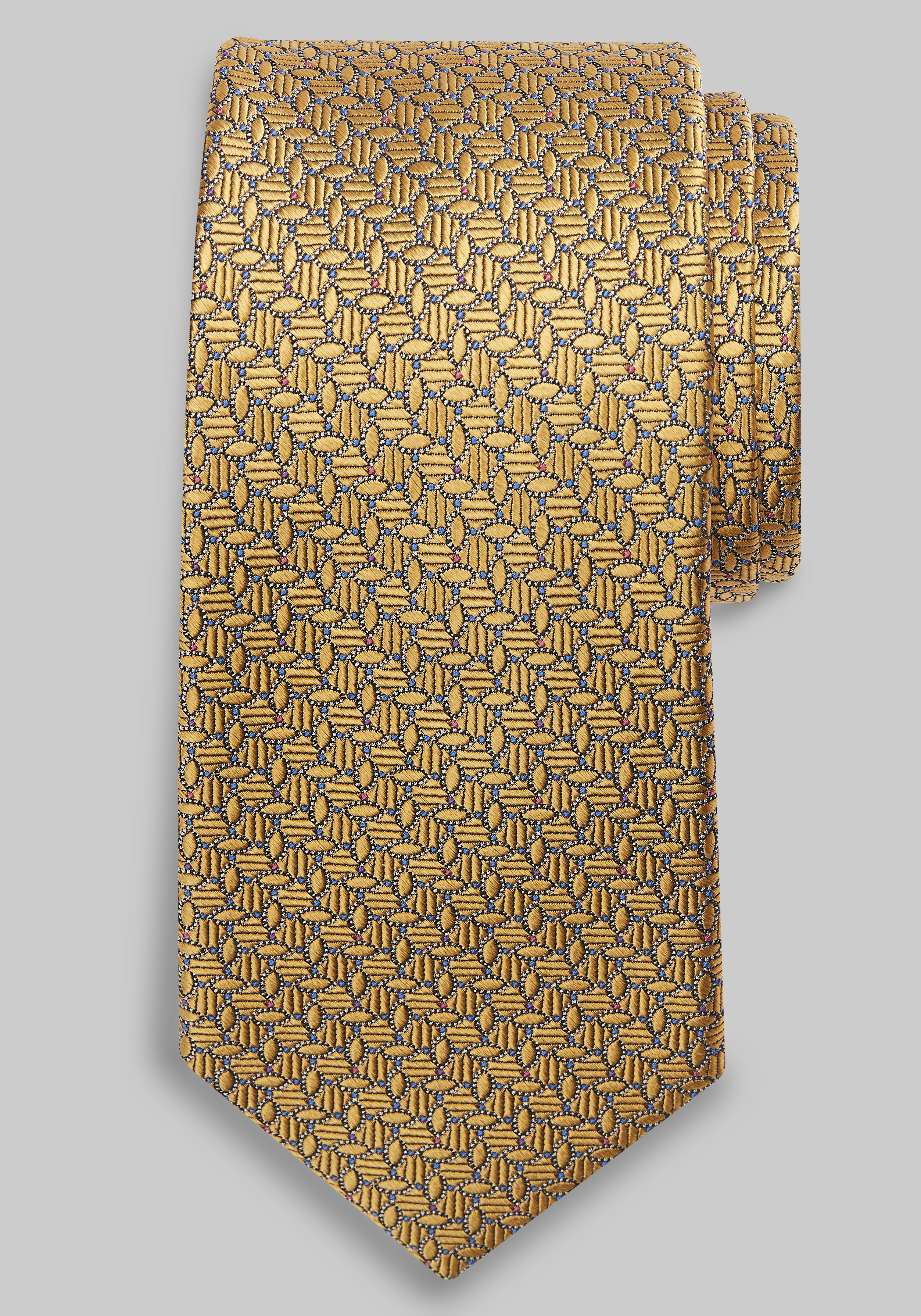 Men's Accessories, Reserve Collection Interlocking Neat Tie - Jos A Bank