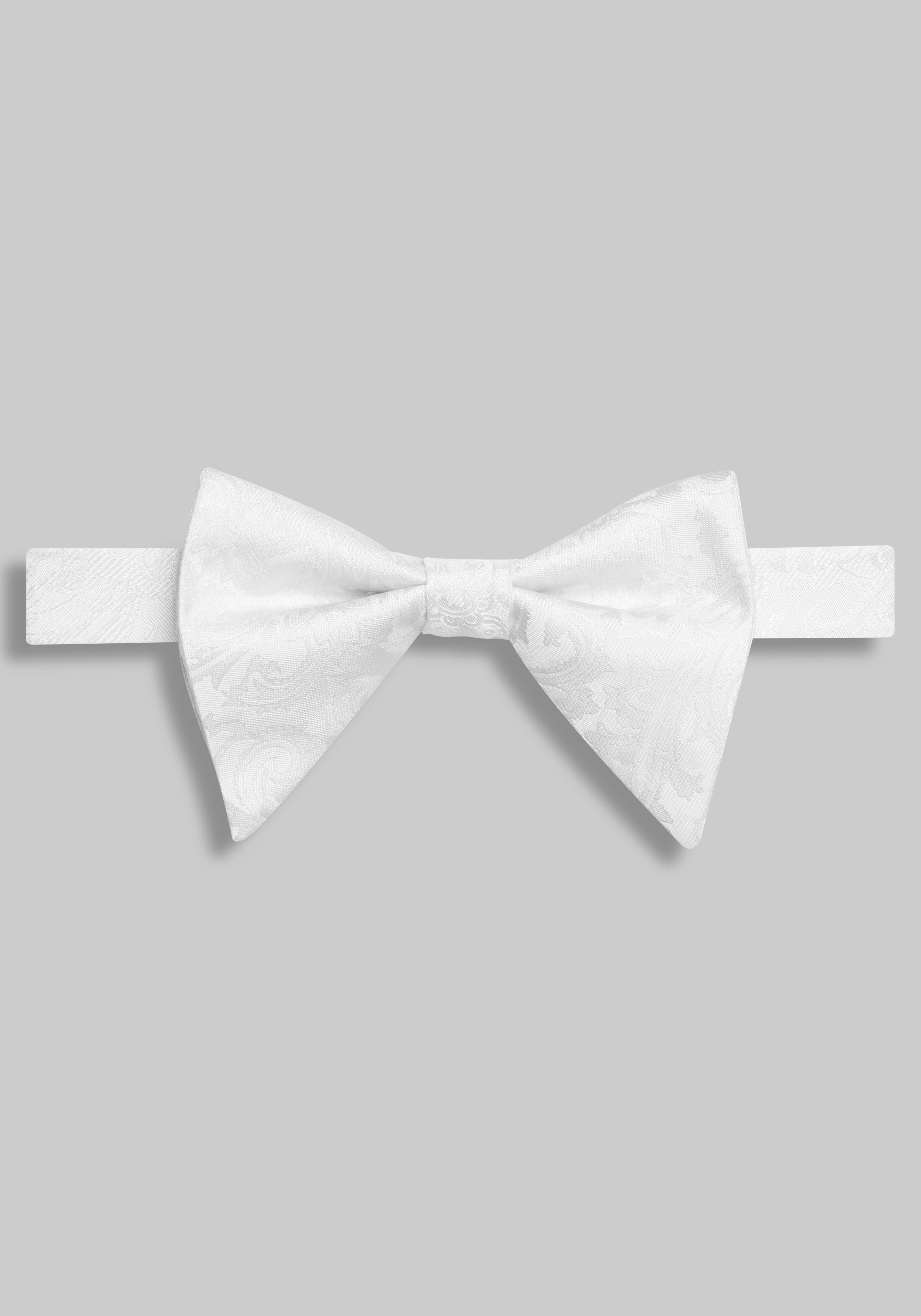 Jos. A. Bank Solid Paisley Teardrop Bow Tie CLEARANCE