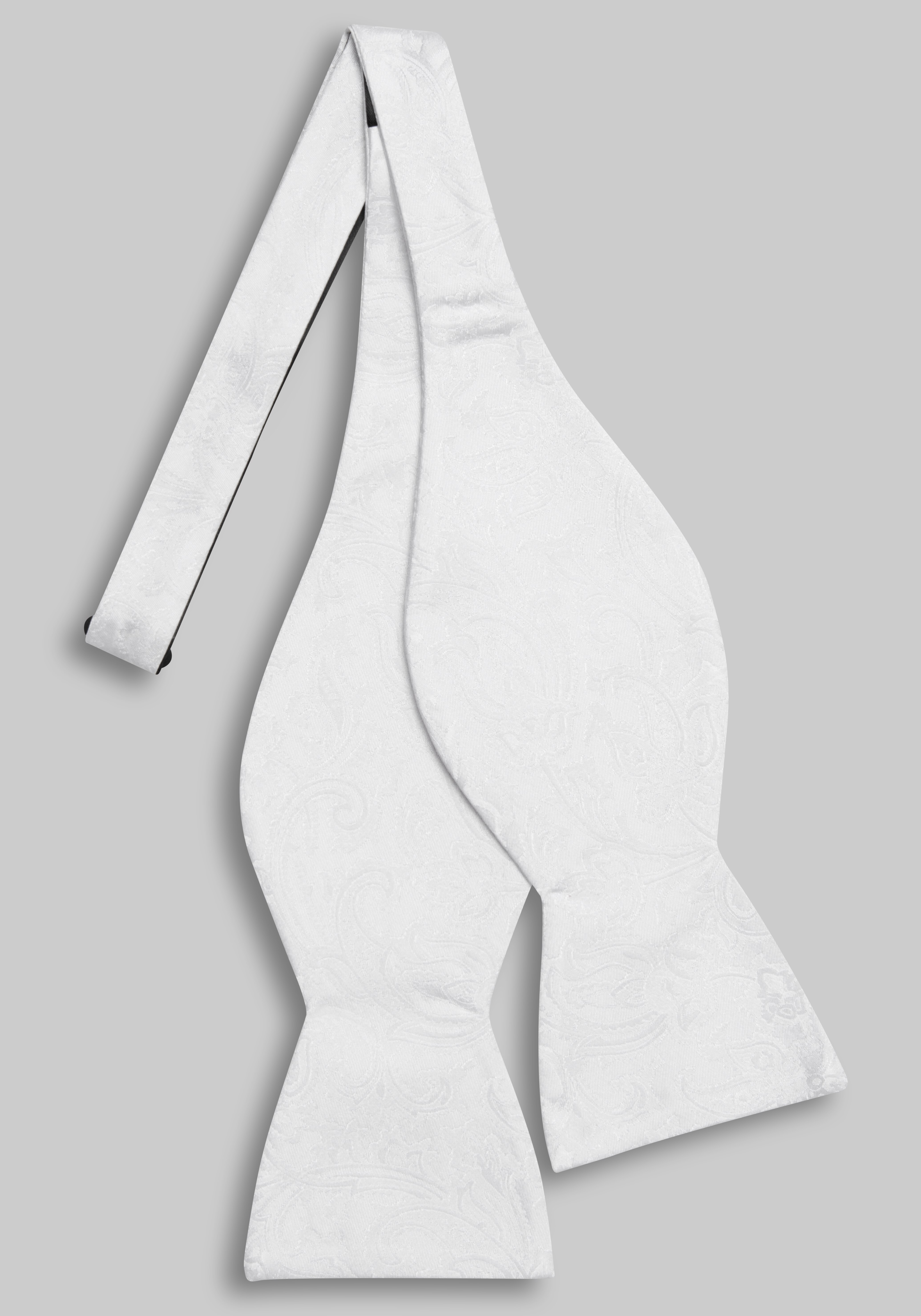 Jos. A. Bank Solid Paisley Self-Tied Bow Tie