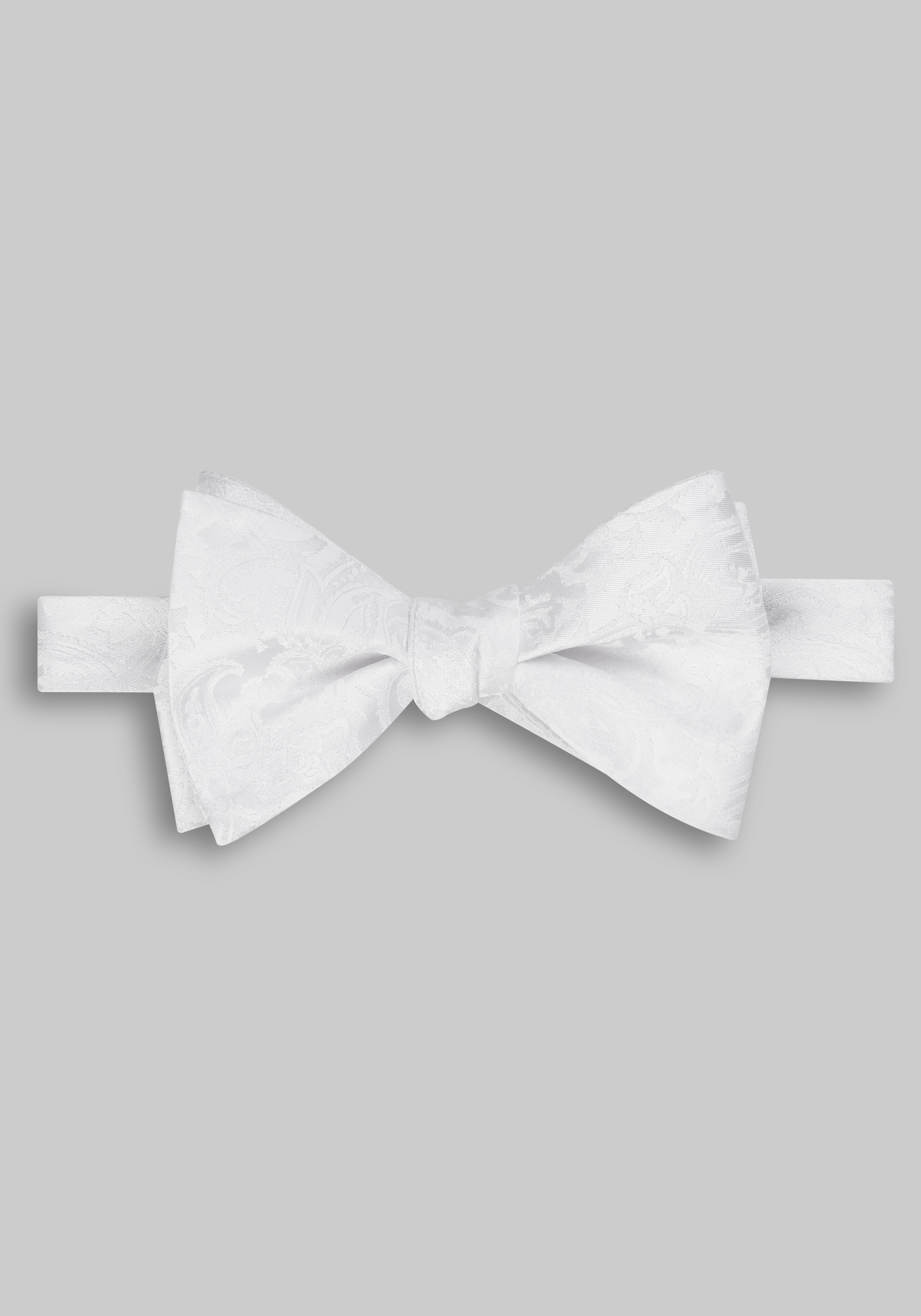 Jos. A. Bank Solid Paisley Self-Tied Bow Tie CLEARANCE