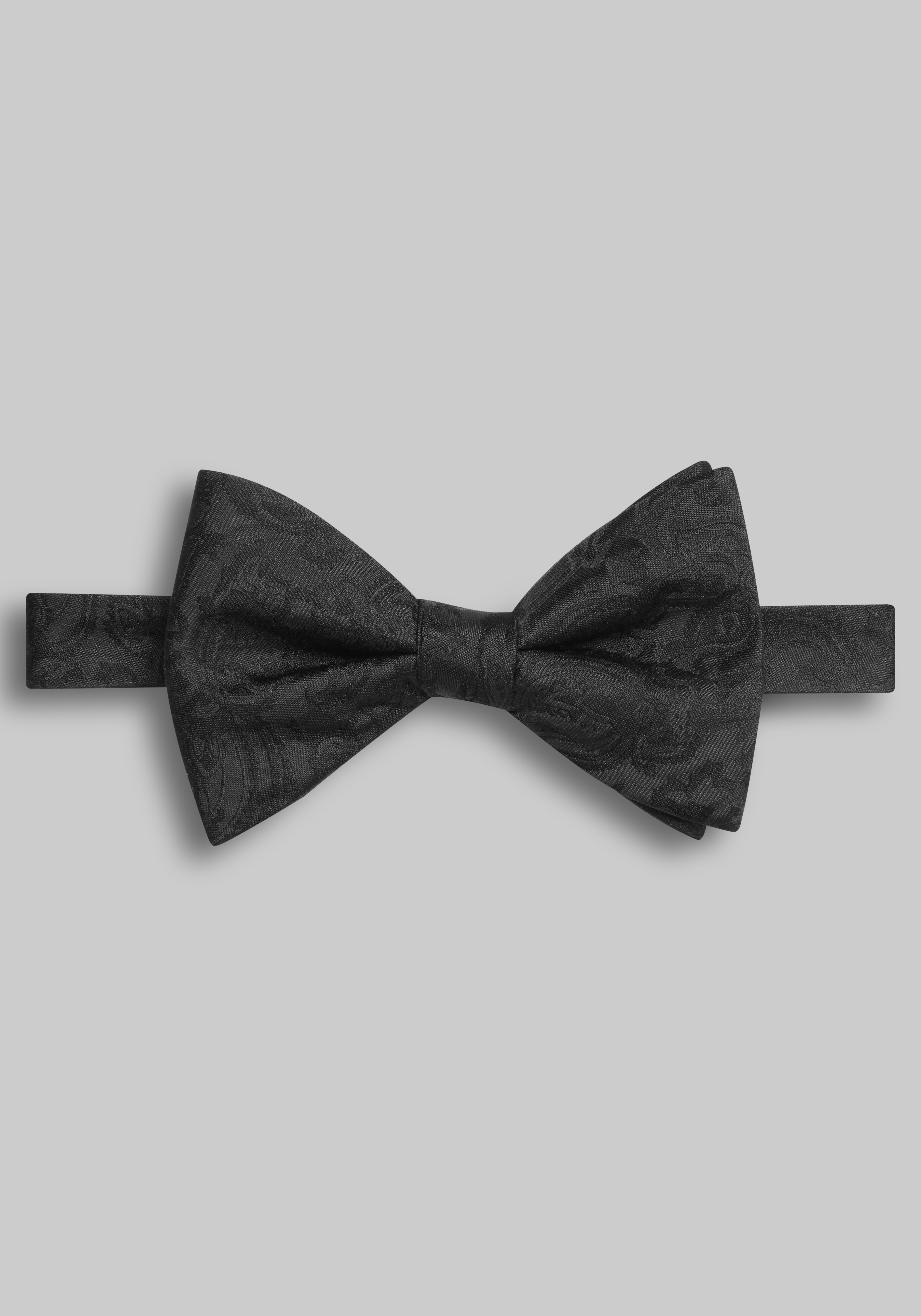 Men's Accessories, Jos. A. Bank Solid Paisley Pre-Tied Big Bow Tie - Jos A Bank
