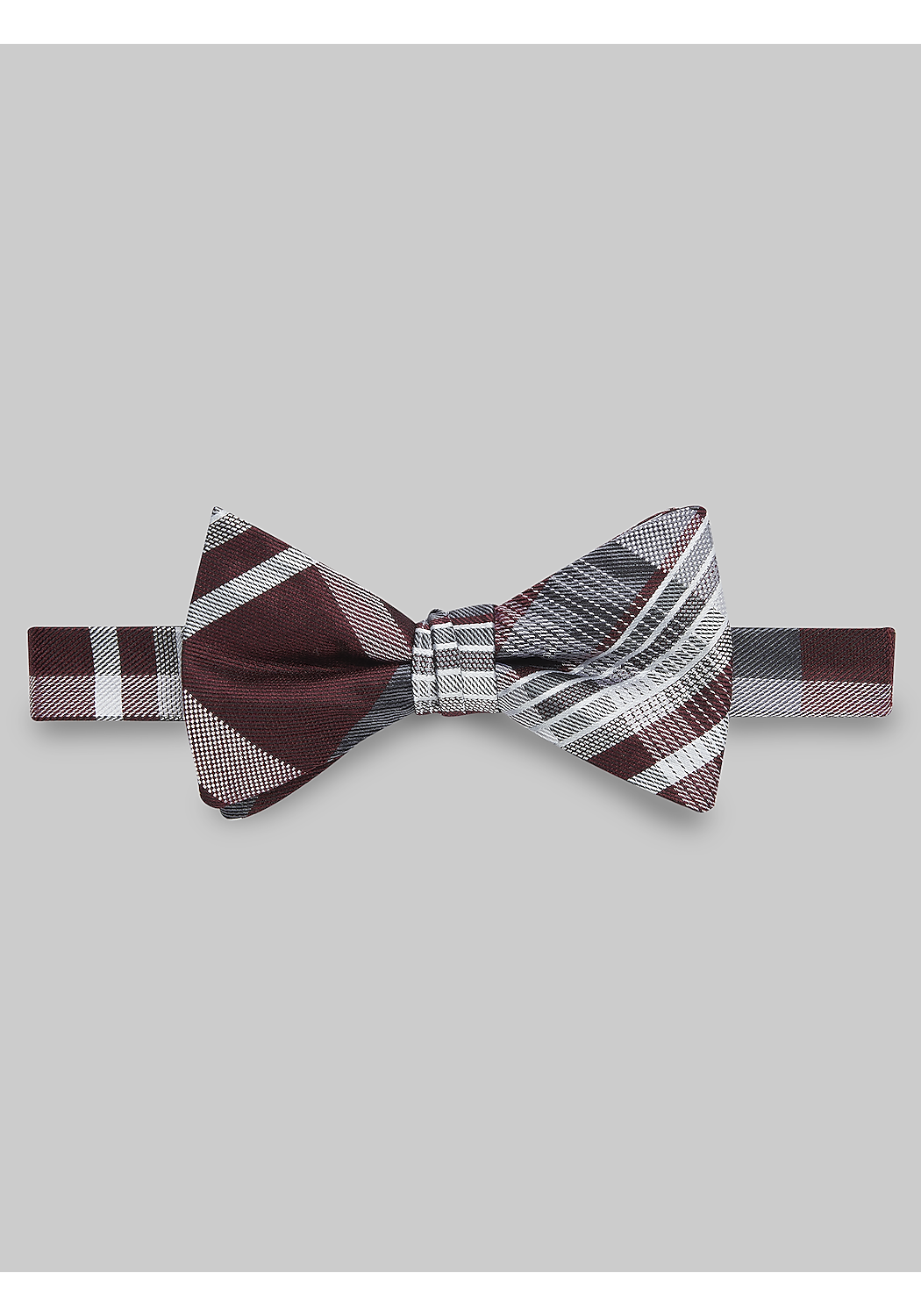 Jos. A. Bank Plaid Pre-Tied Bow Tie CLEARANCE