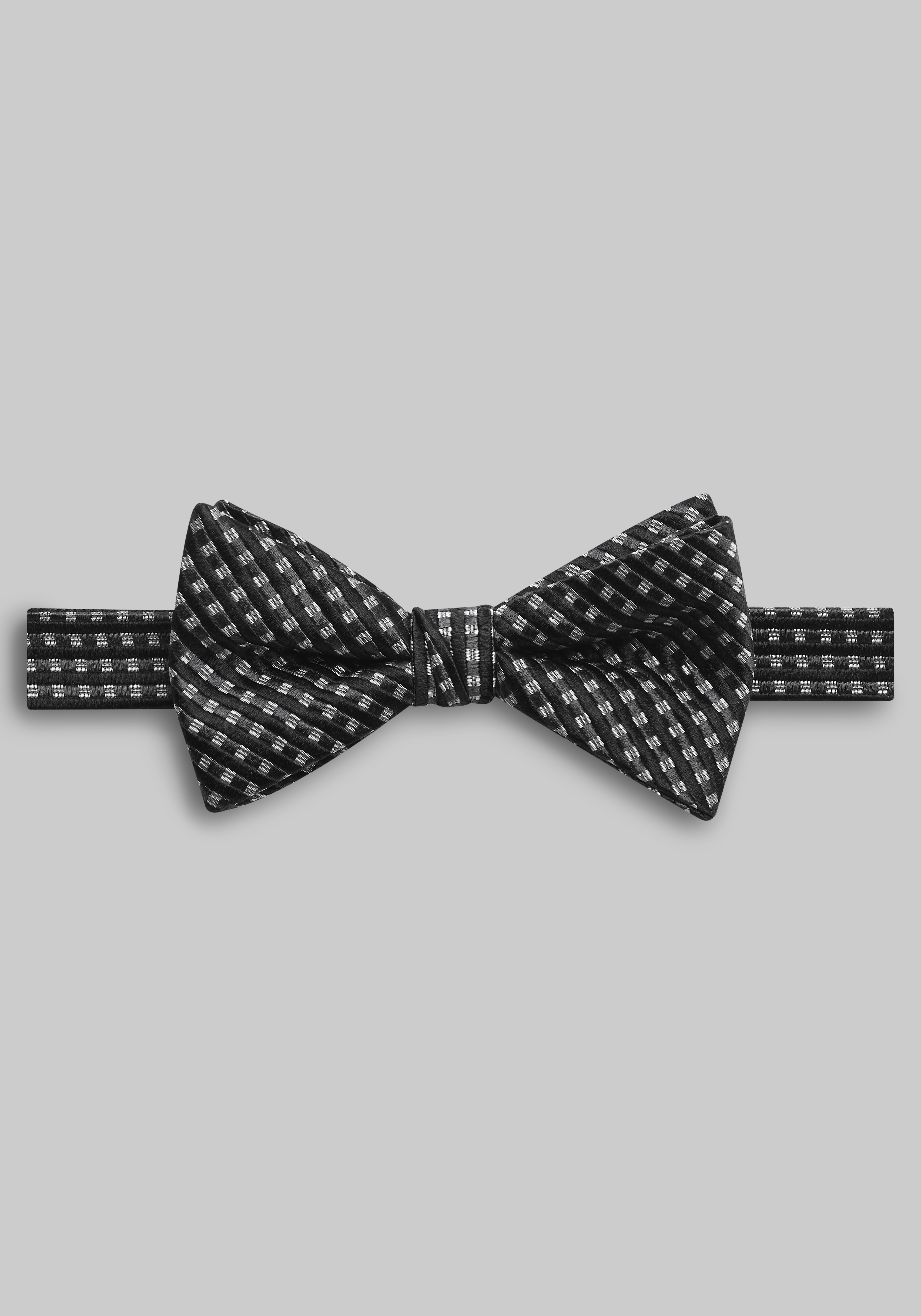 Men's CLEARANCE, Jos. A. Bank Square Geo Pre-Tied Bow Tie CLEARANCE - Jos A Bank