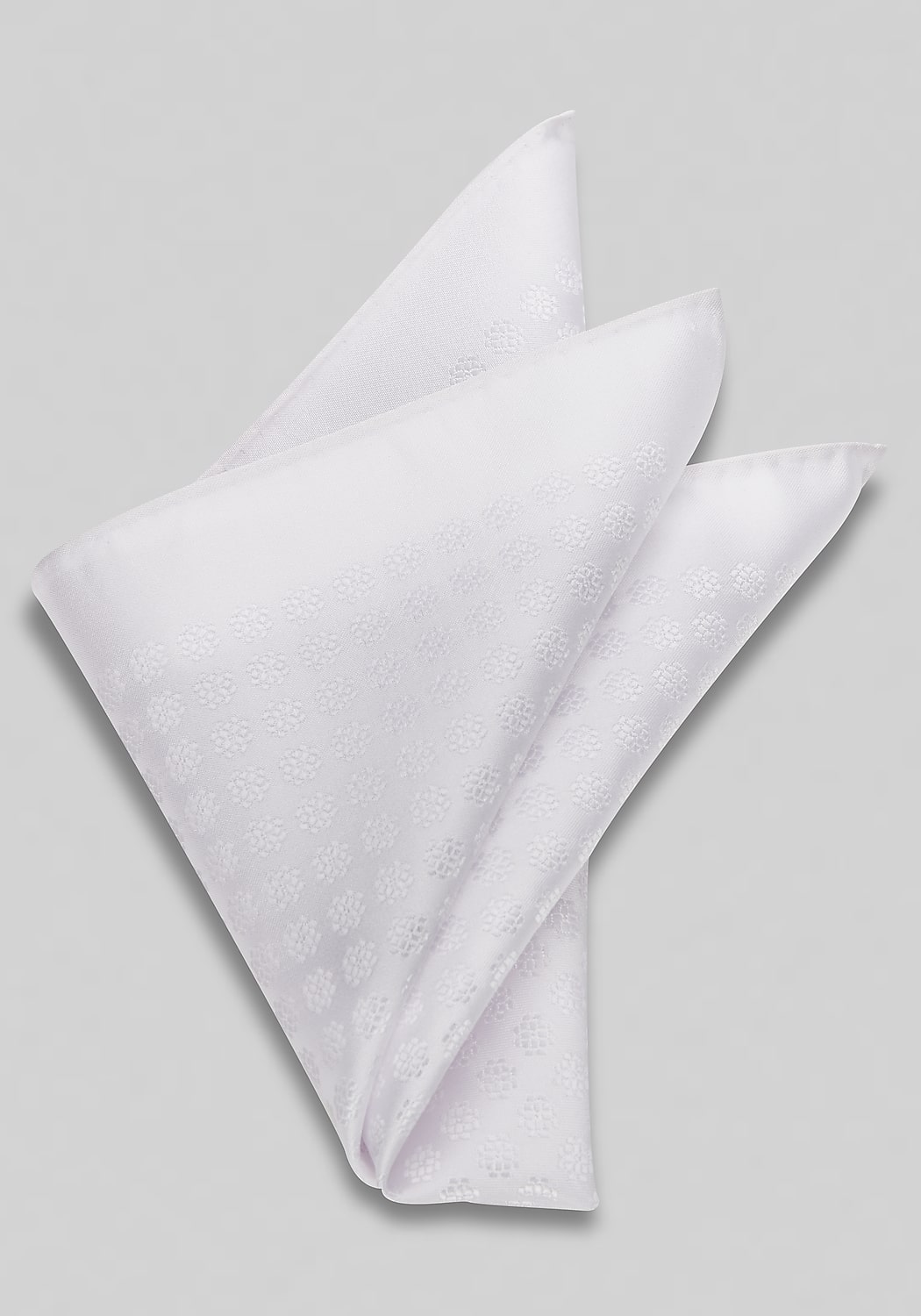 Jos. A. Bank Solid Textured Flower Pocket Square