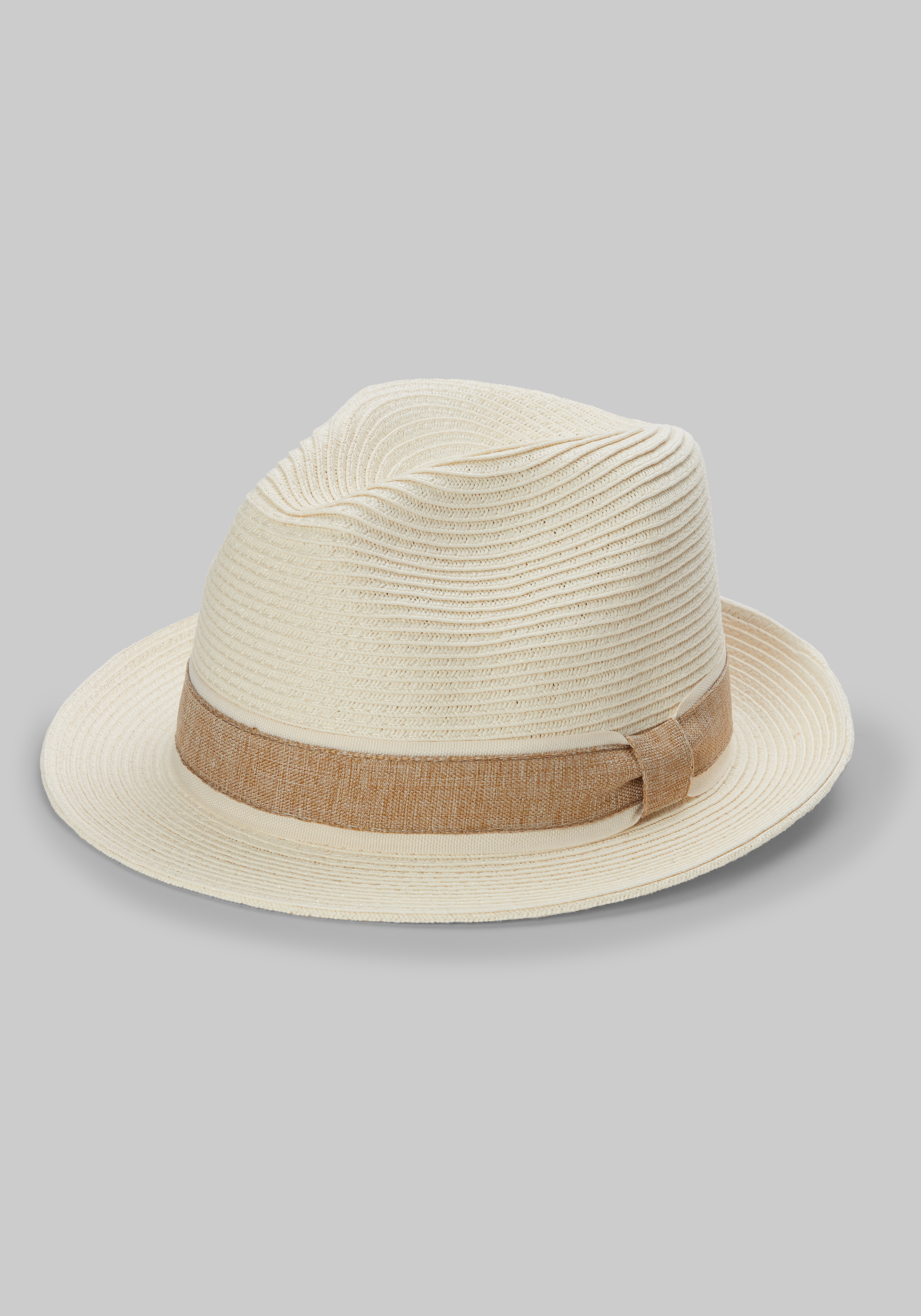 Men's Accessories, Jos. A. Bank Braided Linen Band Fedora CLEARANCE - Jos A Bank