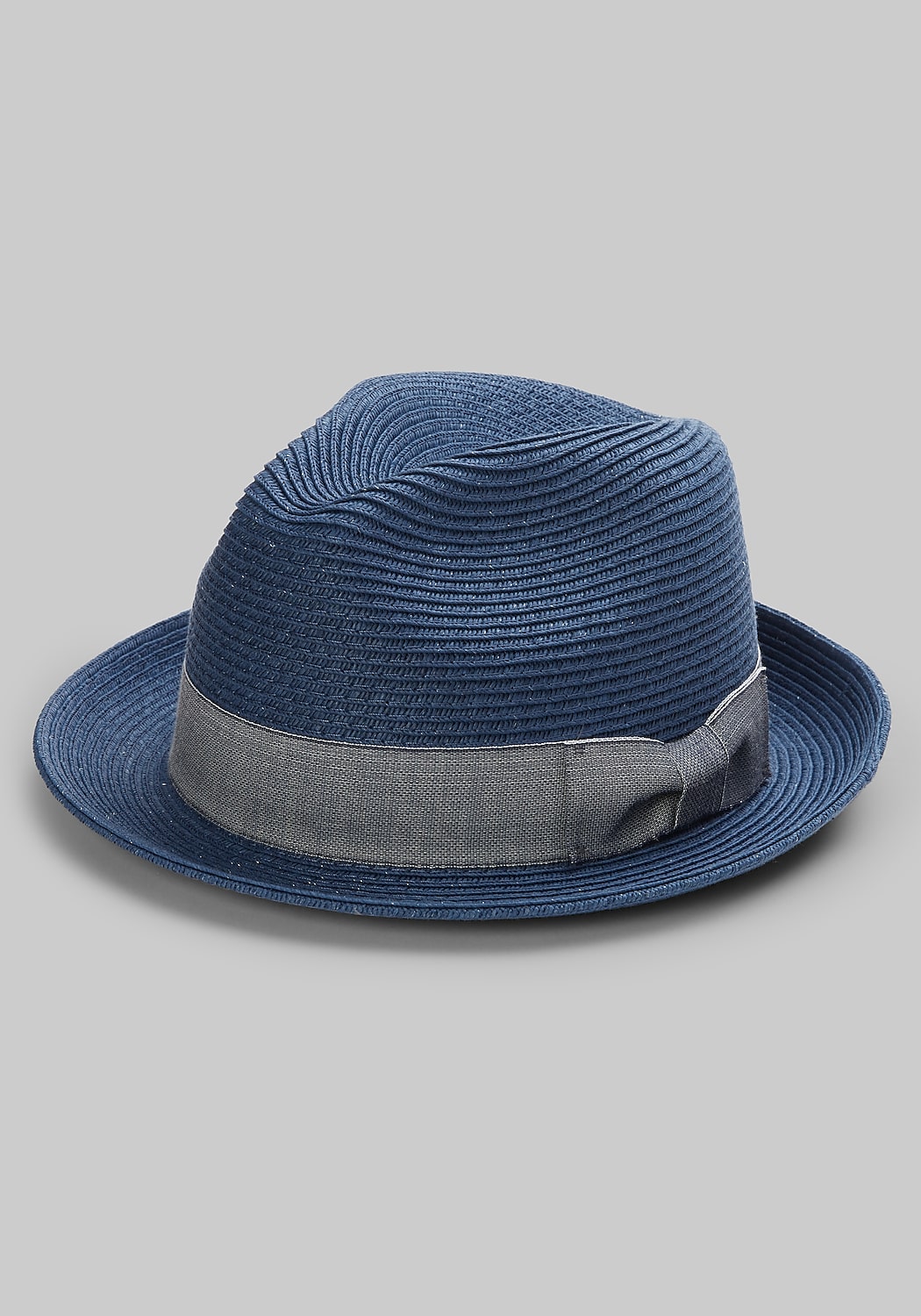 Jos. A. Bank Paper Braid Chambray Band Fedora CLEARANCE