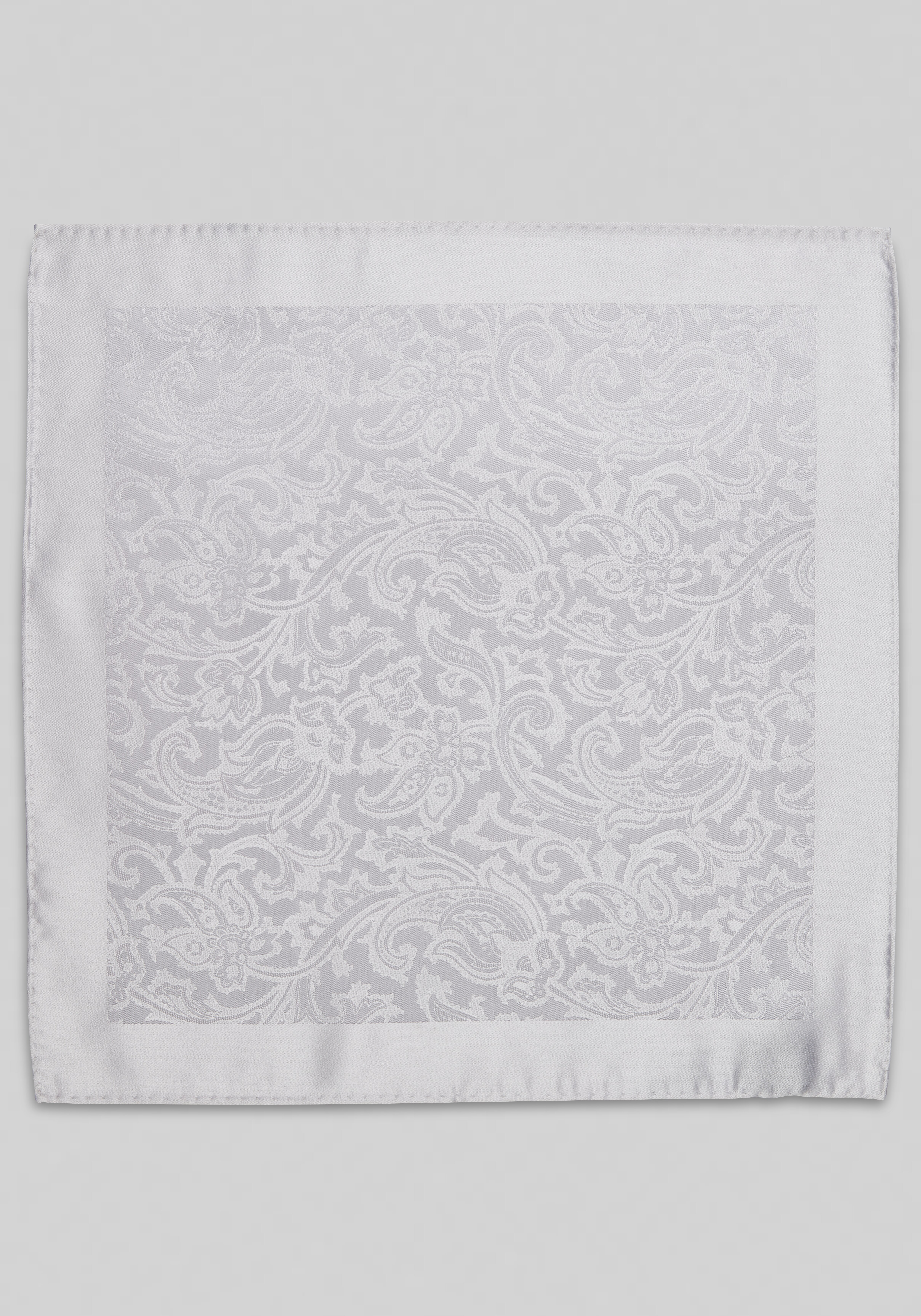 Jos. A. Bank Solid Textured Paisley Pocket Square