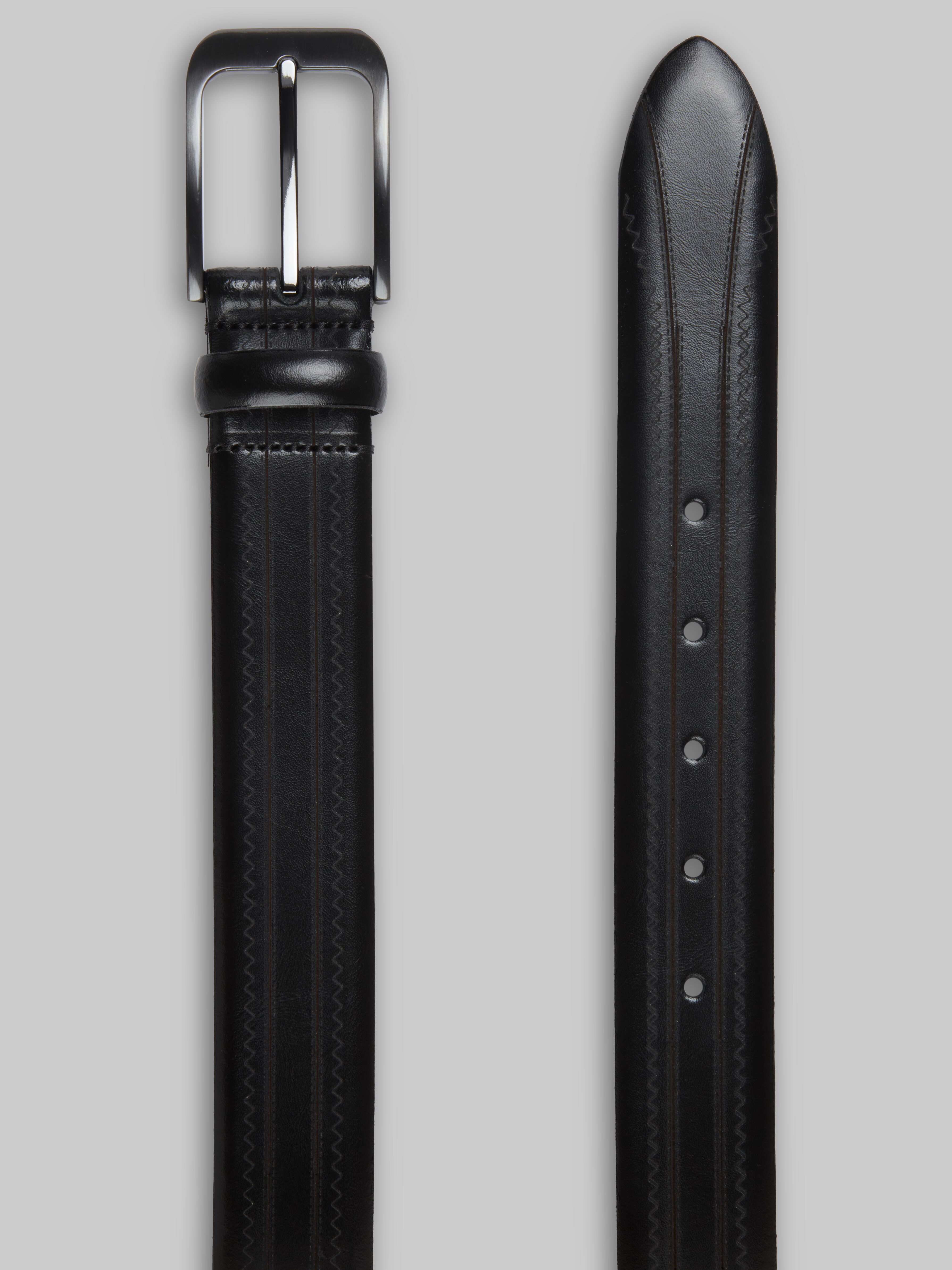 Jos. A. Bank Center Laser Cut Leather Belt CLEARANCE