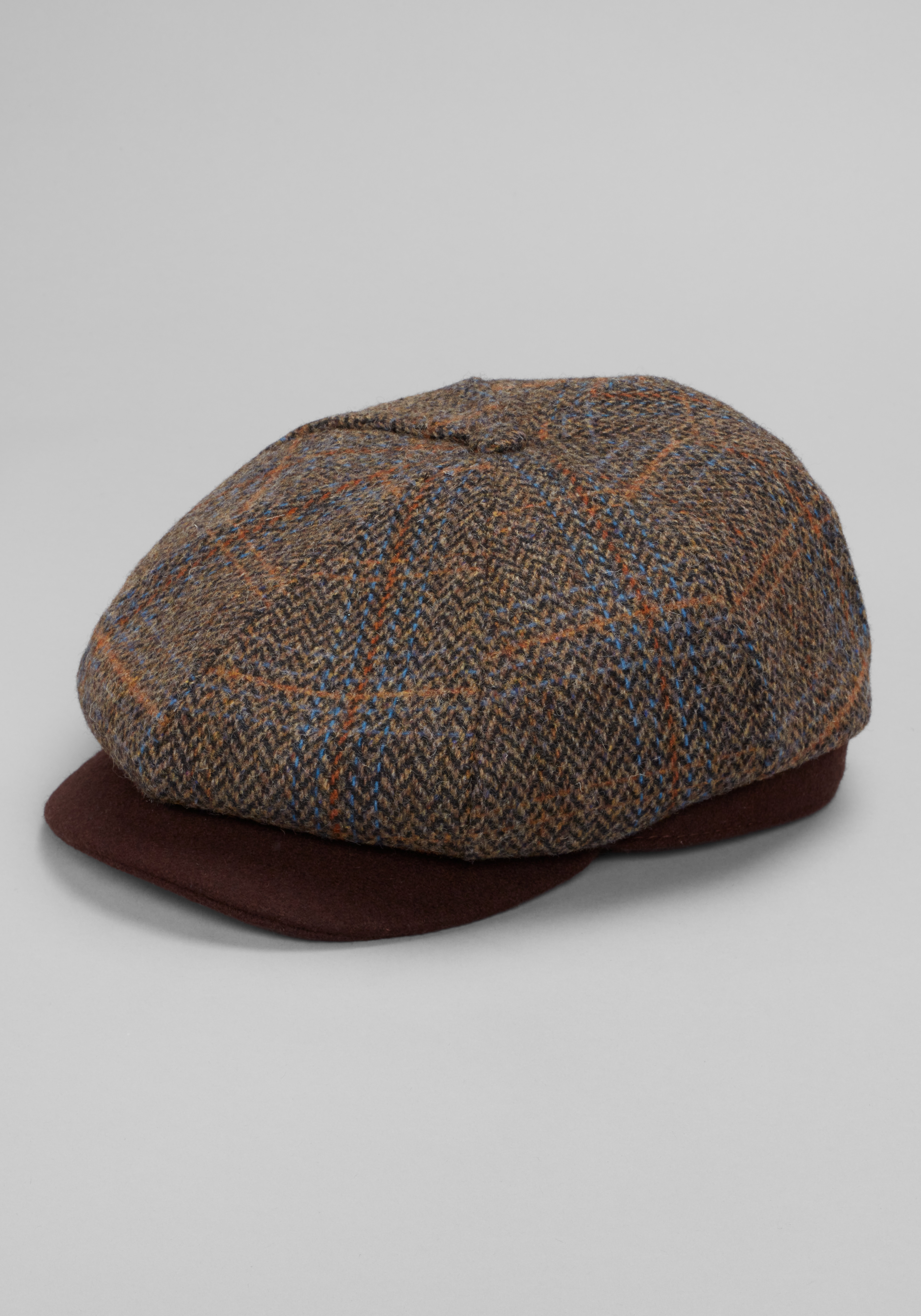Men's Accessories, Jos. A. Bank Harris Plaid Newsboy Cap - Jos A Bank