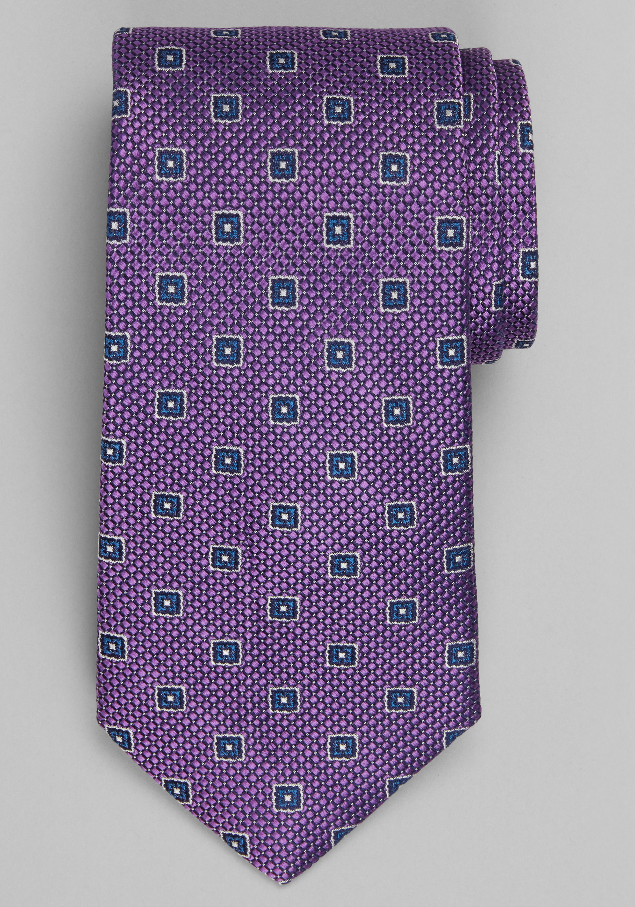 Men's New!, Reserve Collection Square Neat Natte Tie - Jos A Bank
